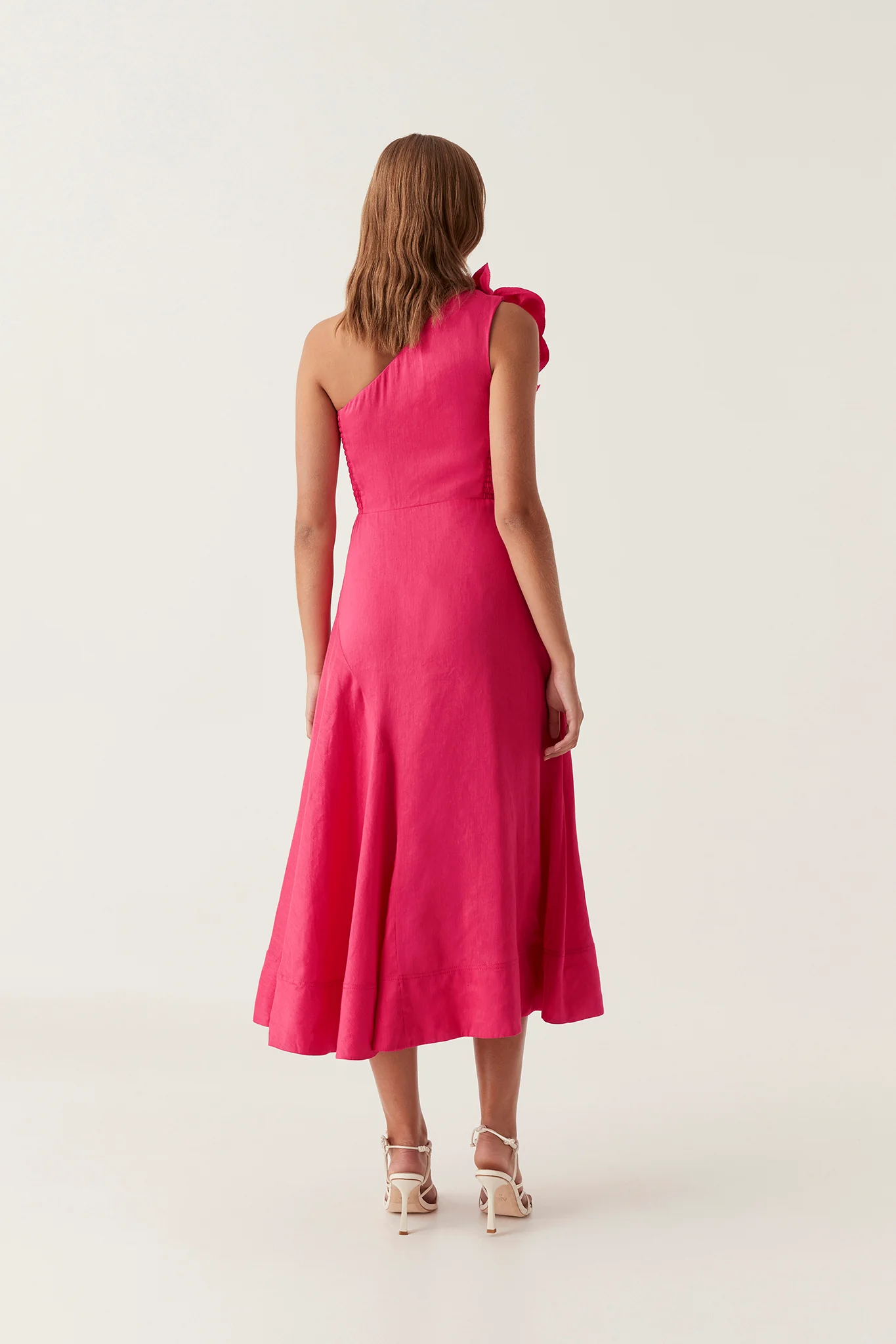 Adelia Ruffle Midi Dress - Image 5