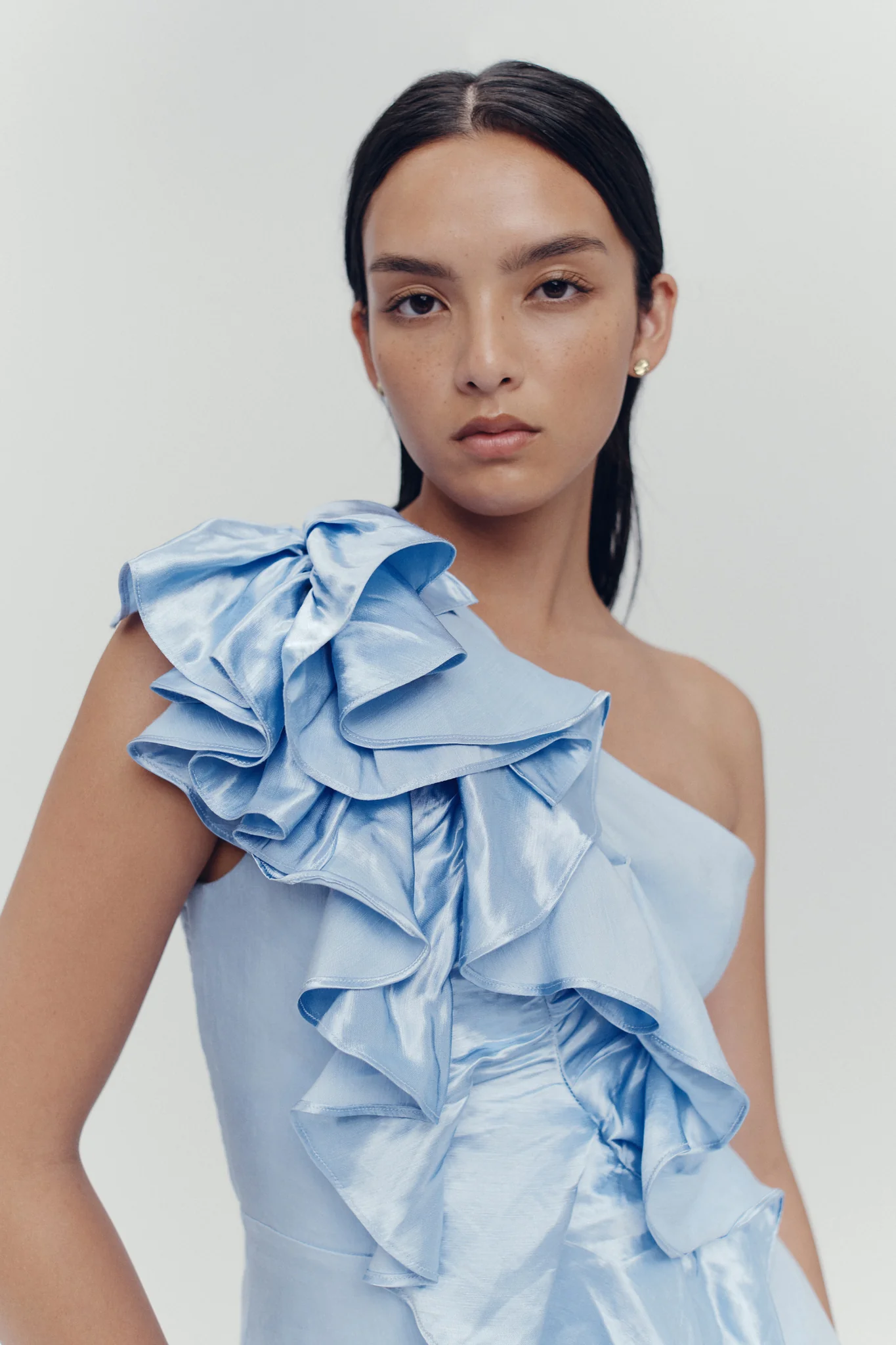 Adelia Ruffle Midi Dress - Image 6