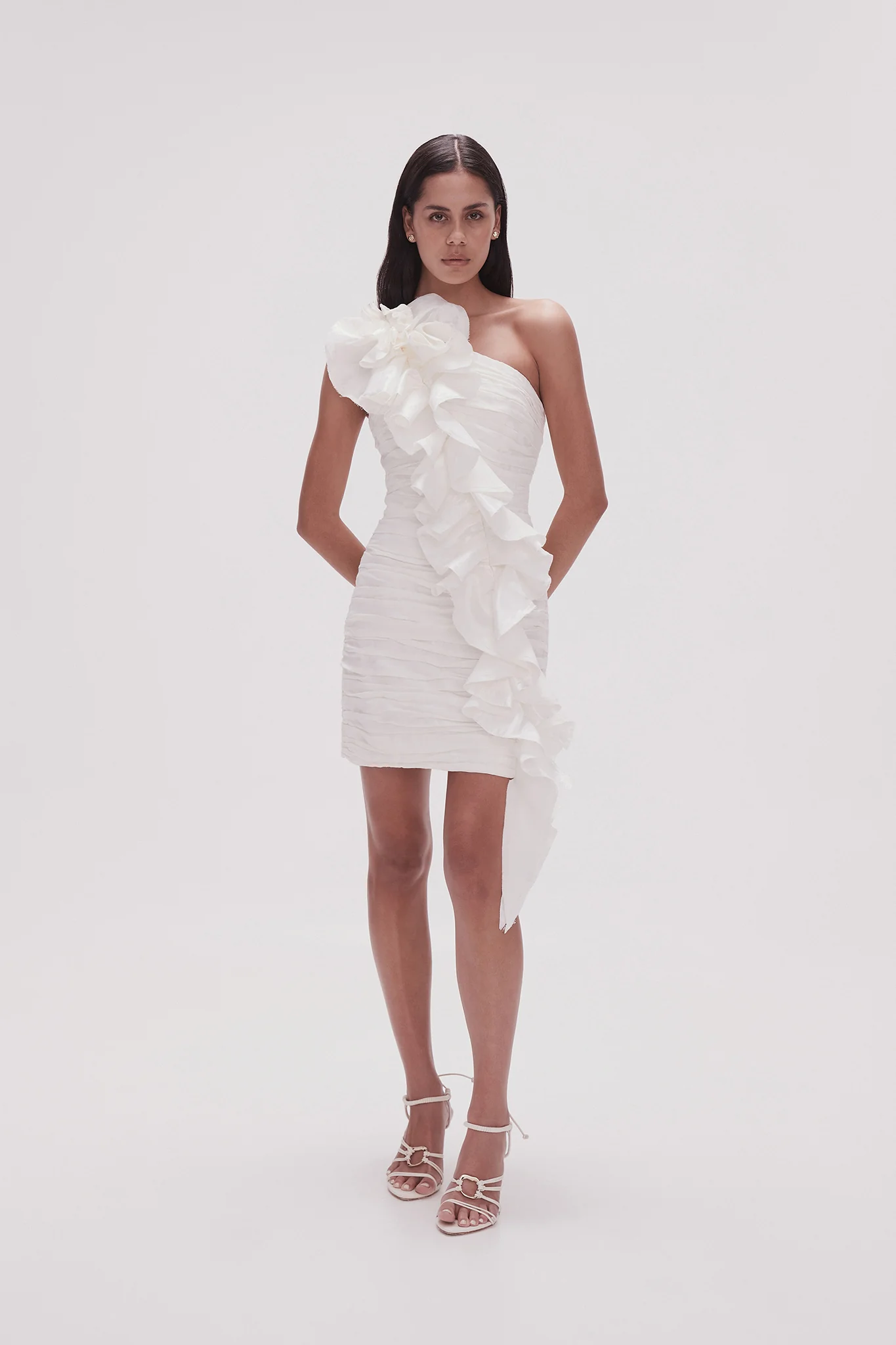 Adelia Ruffle Mini Dress