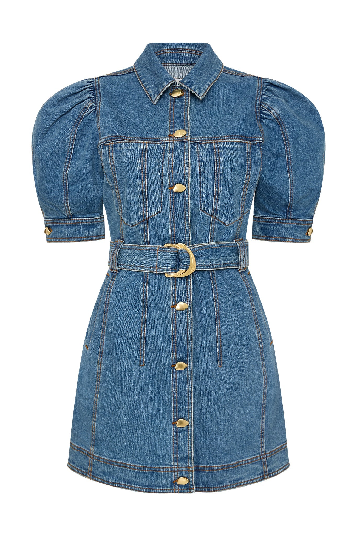 Adriana Puff Sleeve Mini Dress - Image 2