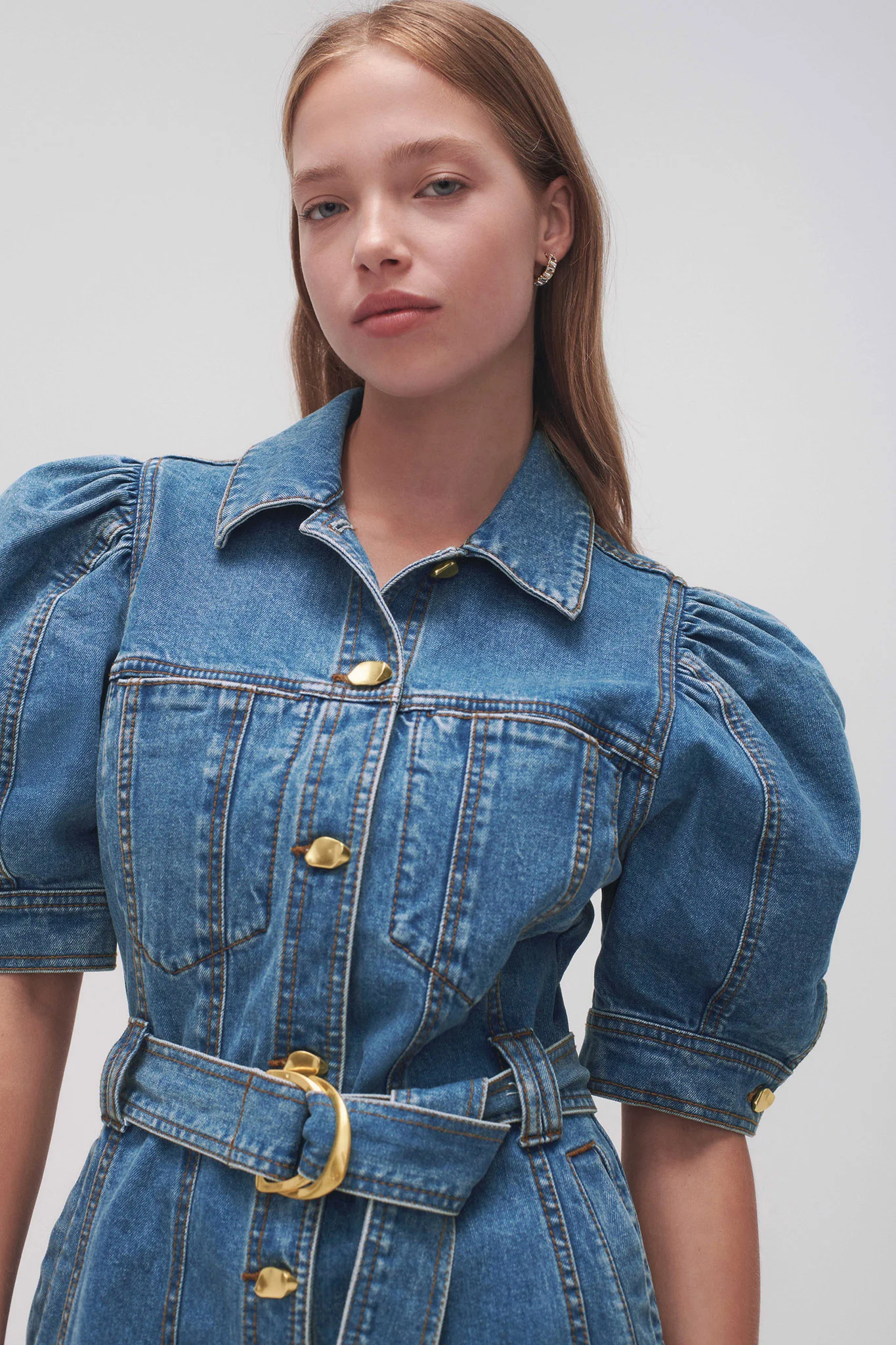 Adriana Puff Sleeve Mini Dress - Image 4