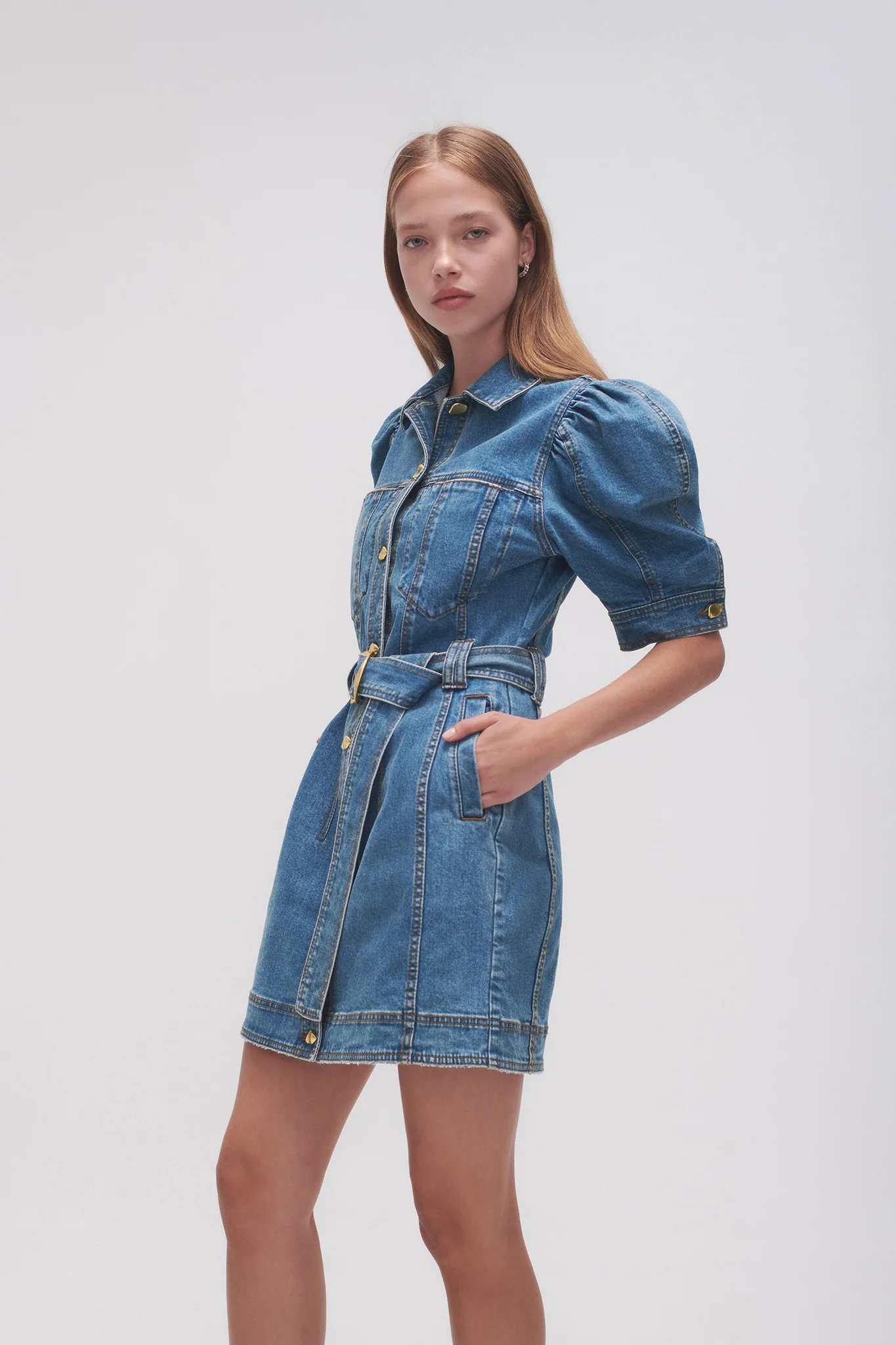 Adriana Puff Sleeve Mini Dress - Image 5
