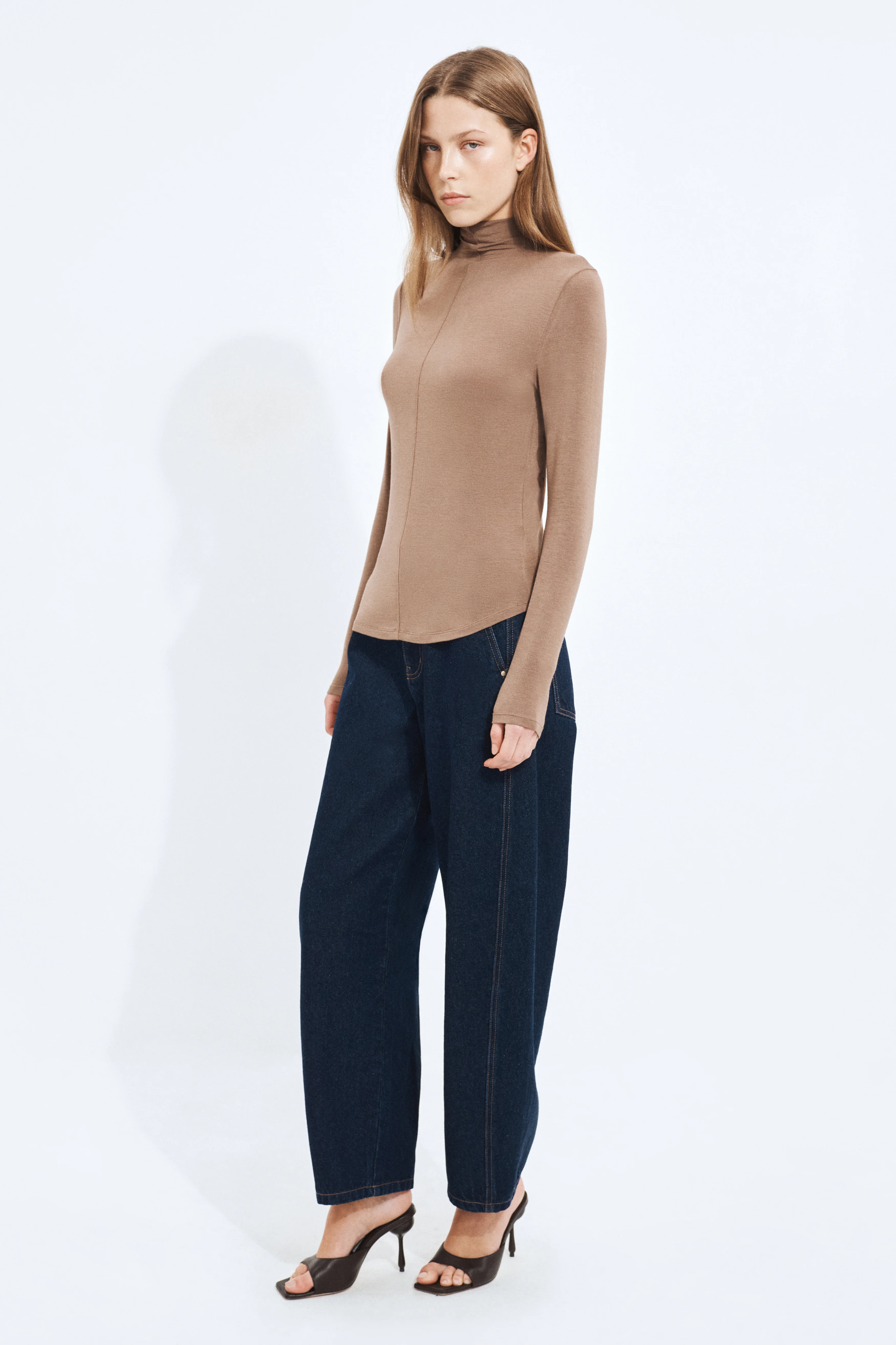 Aella Mock Neck Ls Top - Image 3