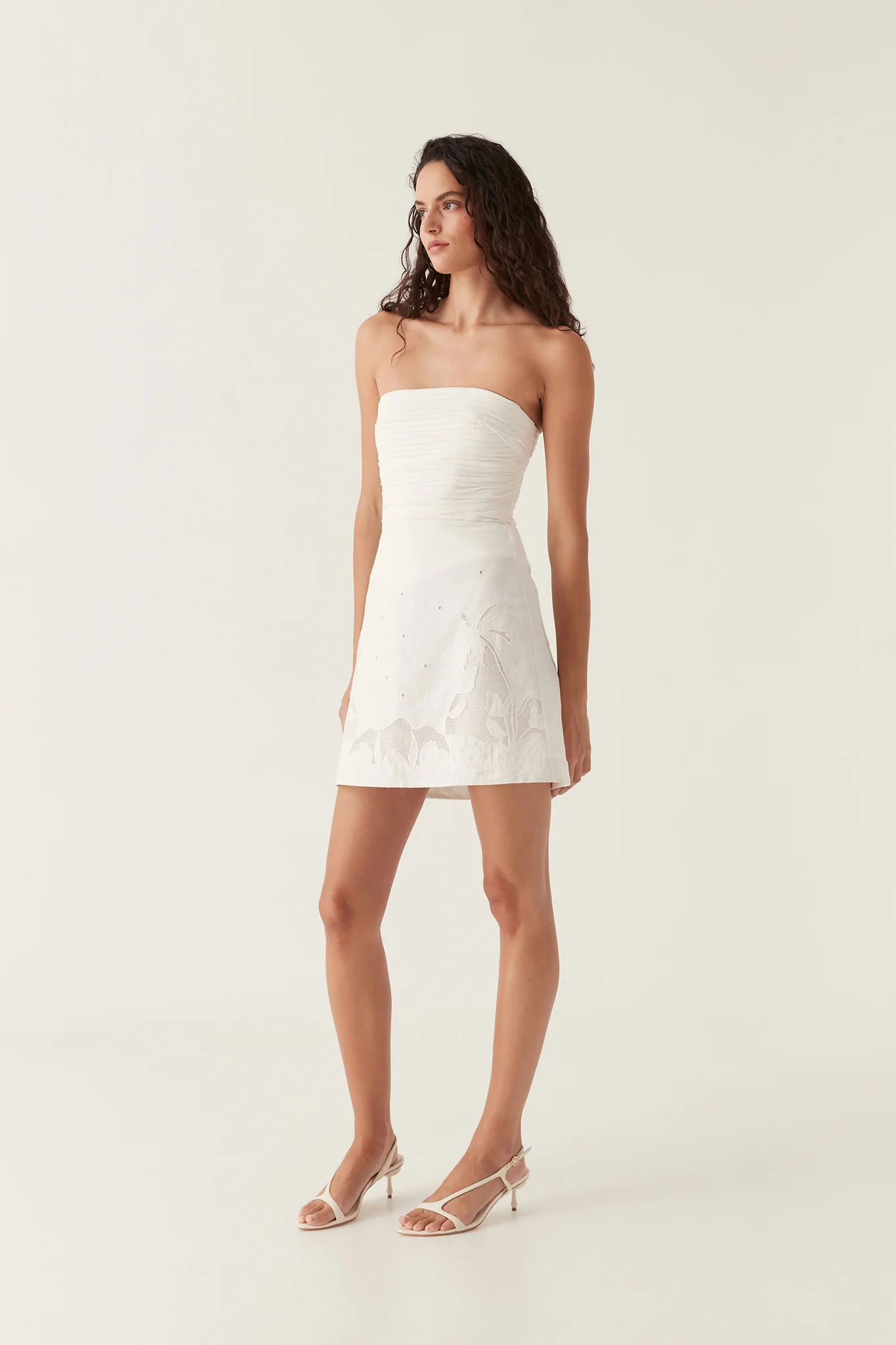 Agua Embroidered Mini Skirt - Image 4