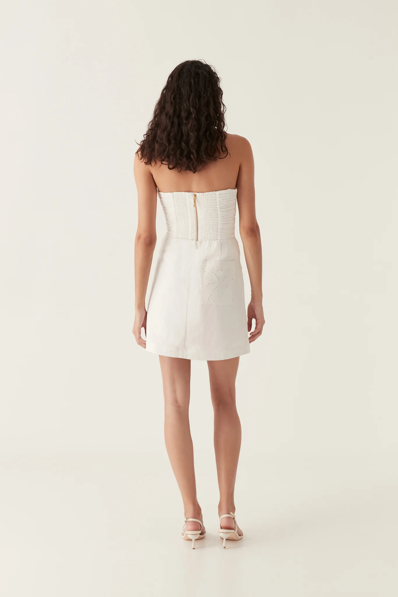 Agua Embroidered Mini Skirt - Image 5