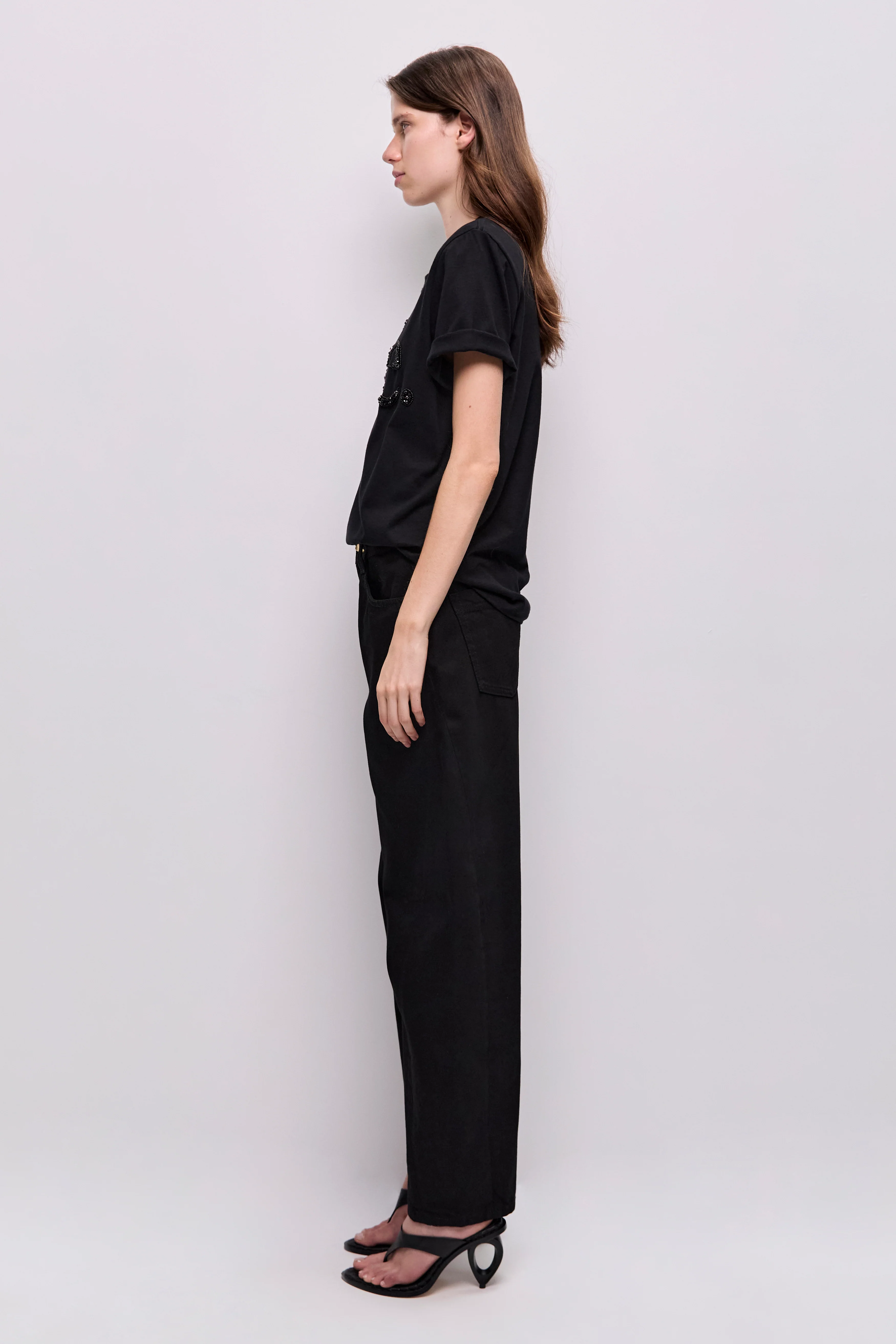 Aimee Beaded Logo Tee - Image 4