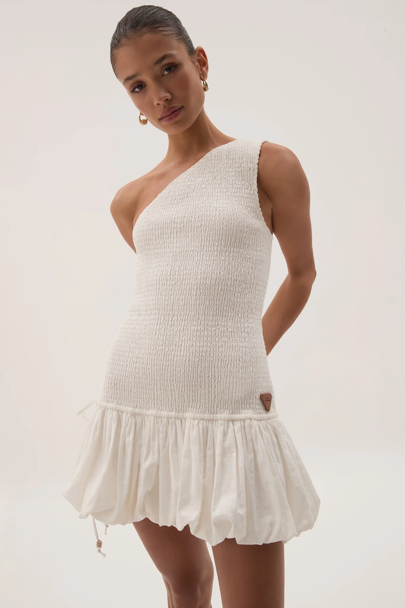 Airlie One Shoulder Mini Dress - Image 3