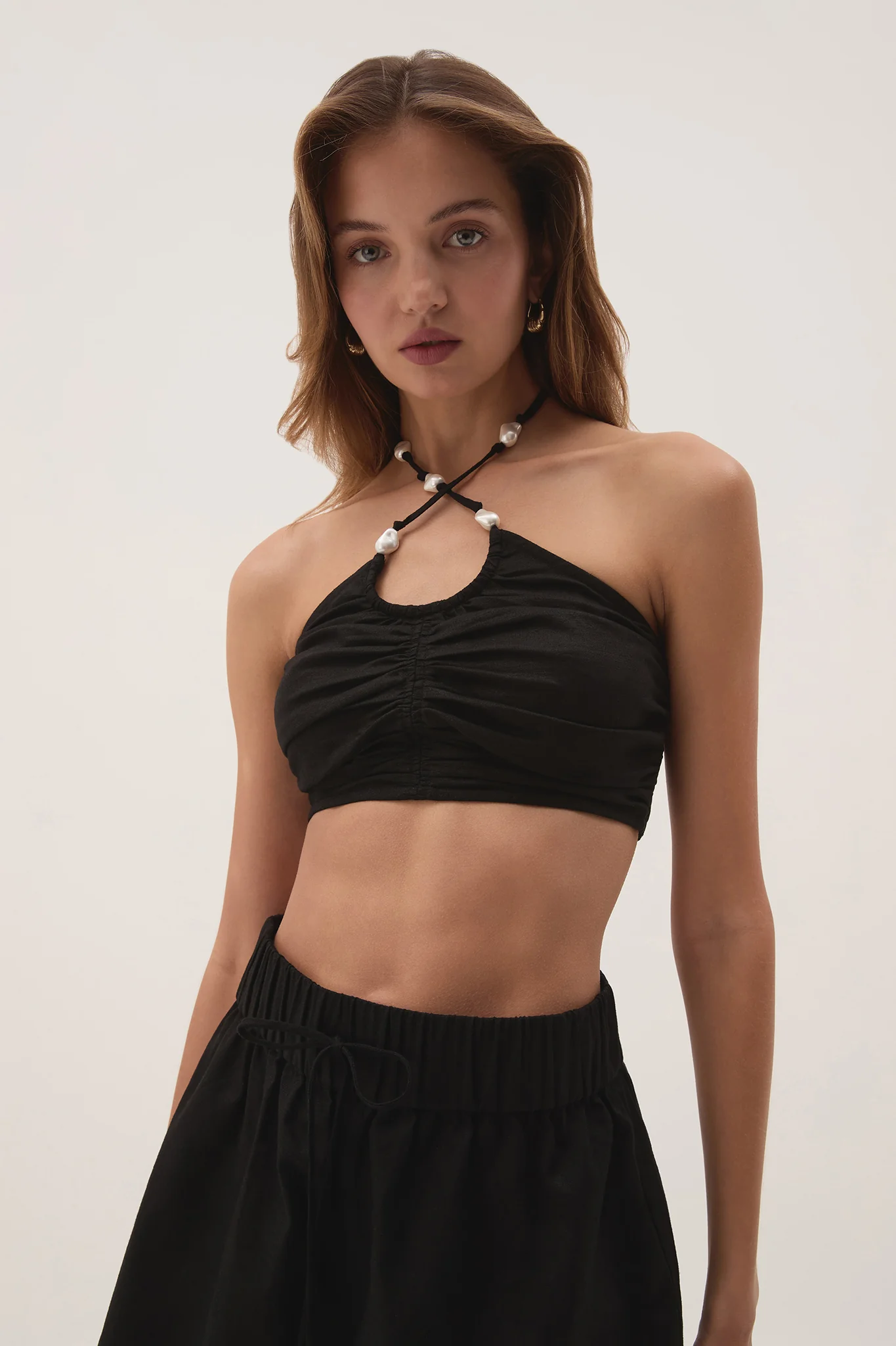 Akoya Ruched Tie Top - Image 3