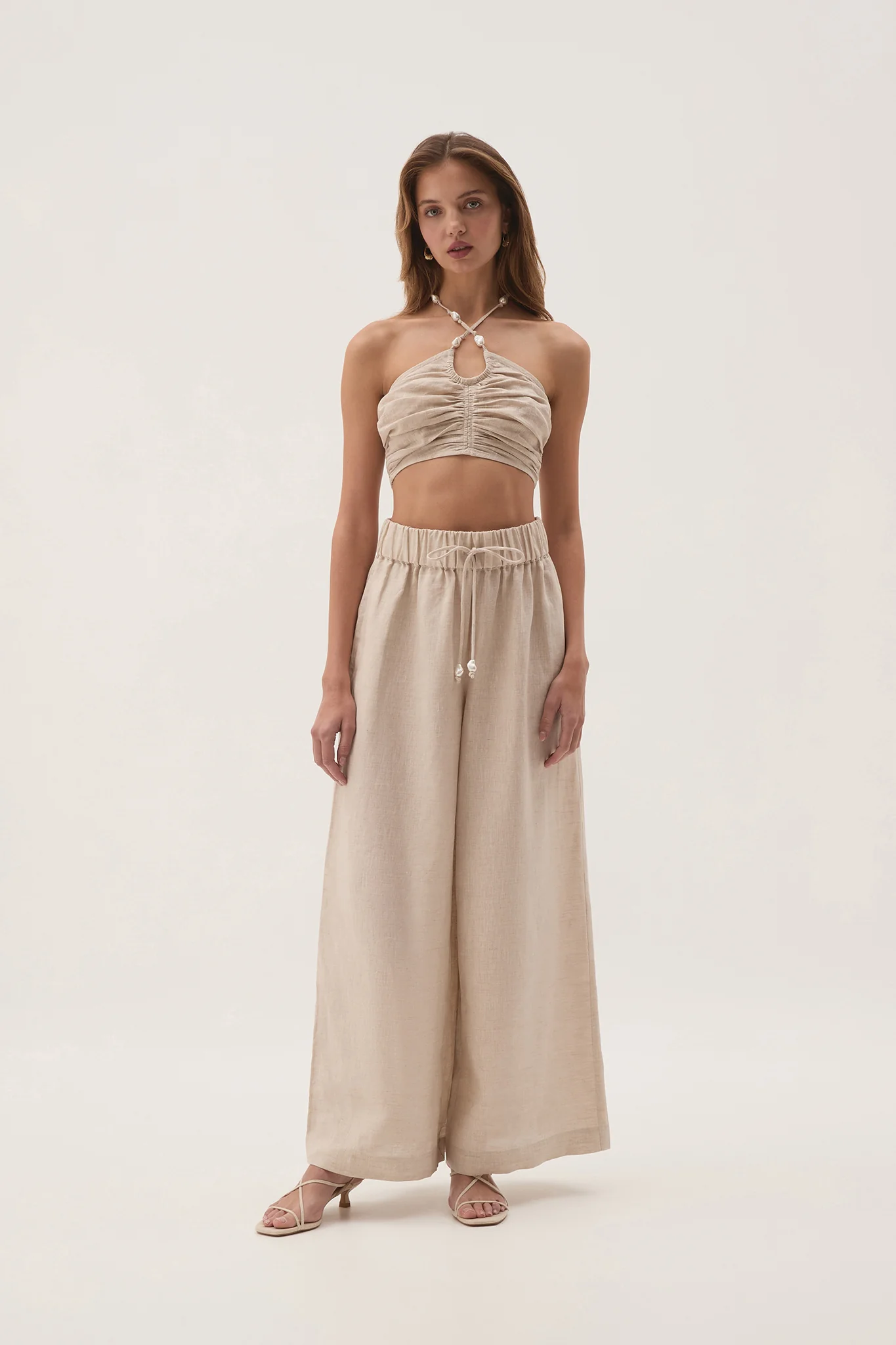 Akoya Ruched Tie Top - Image 3