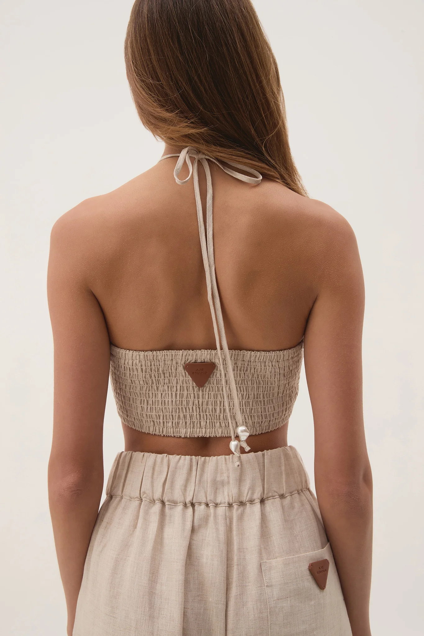 Akoya Ruched Tie Top - Image 7