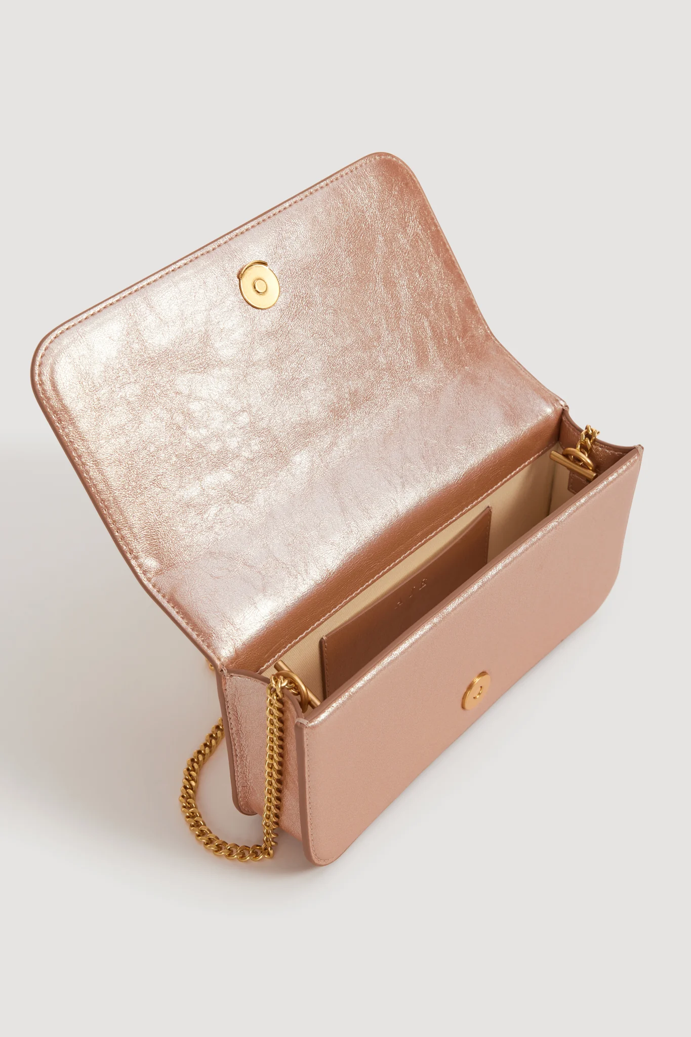 Alessia Metallic Flower Clutch - Image 4