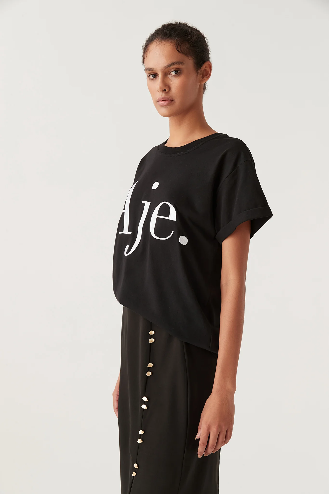 Alice Embroidered Logo Tee - Image 5