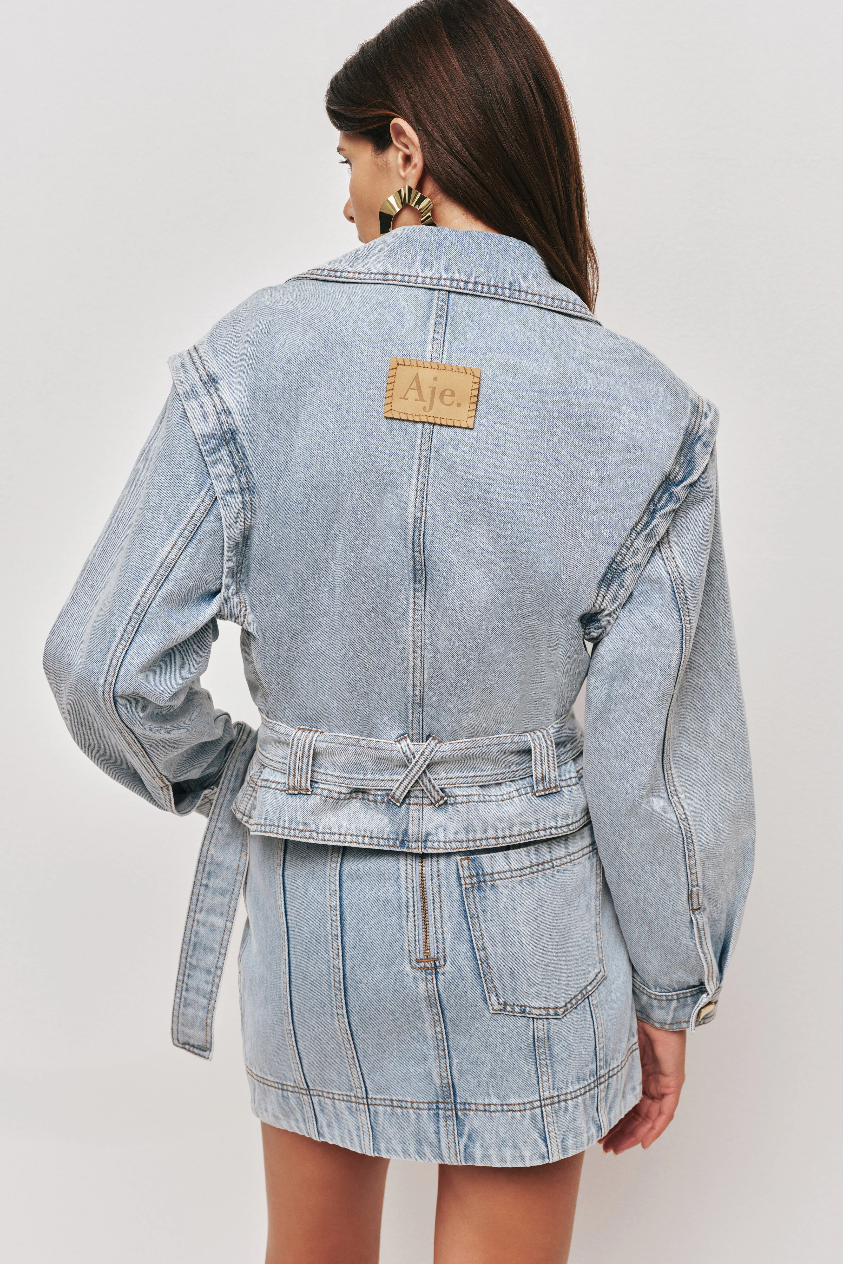 Amie Denim Mini Skirt - Image 6