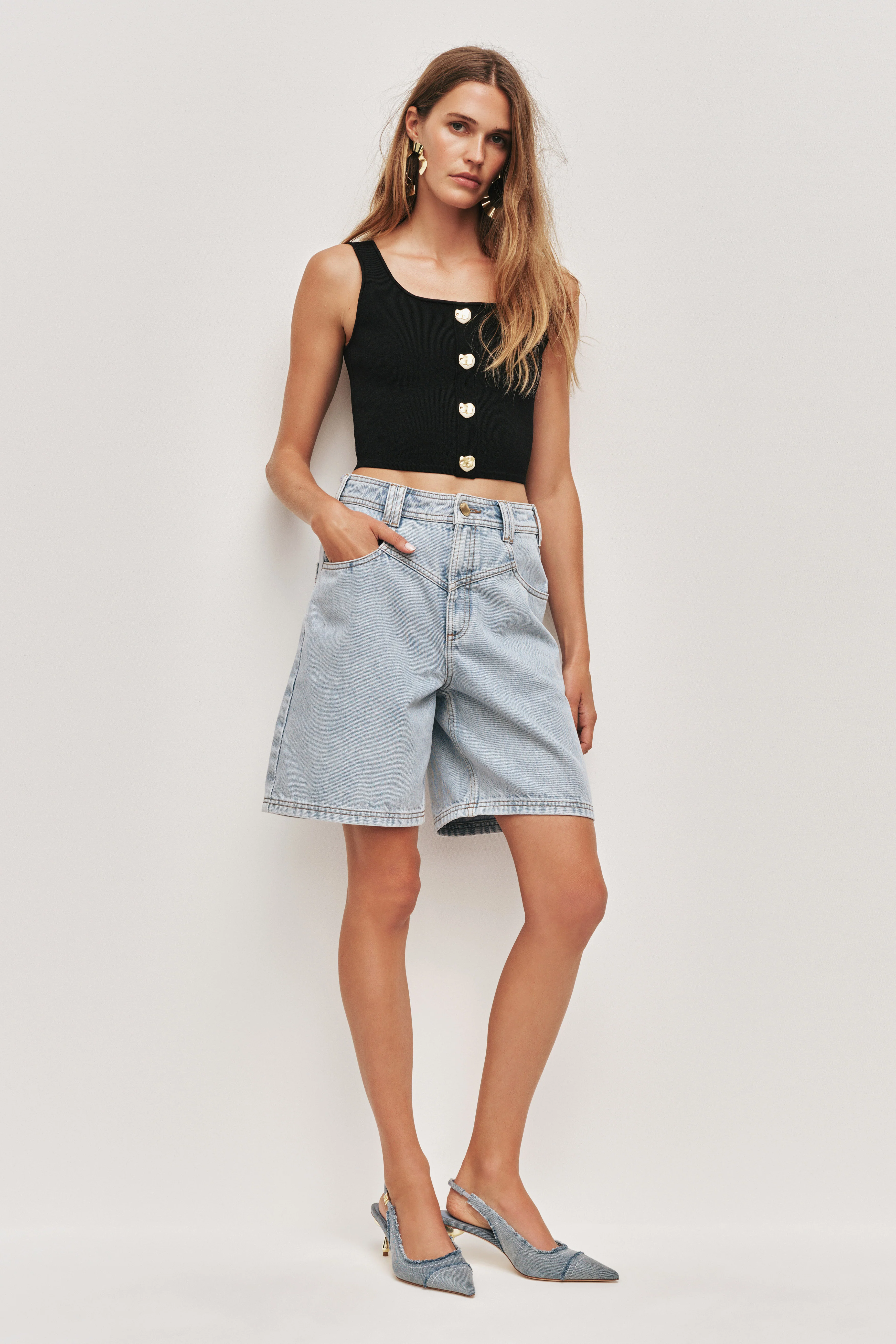 Amie Denim Short