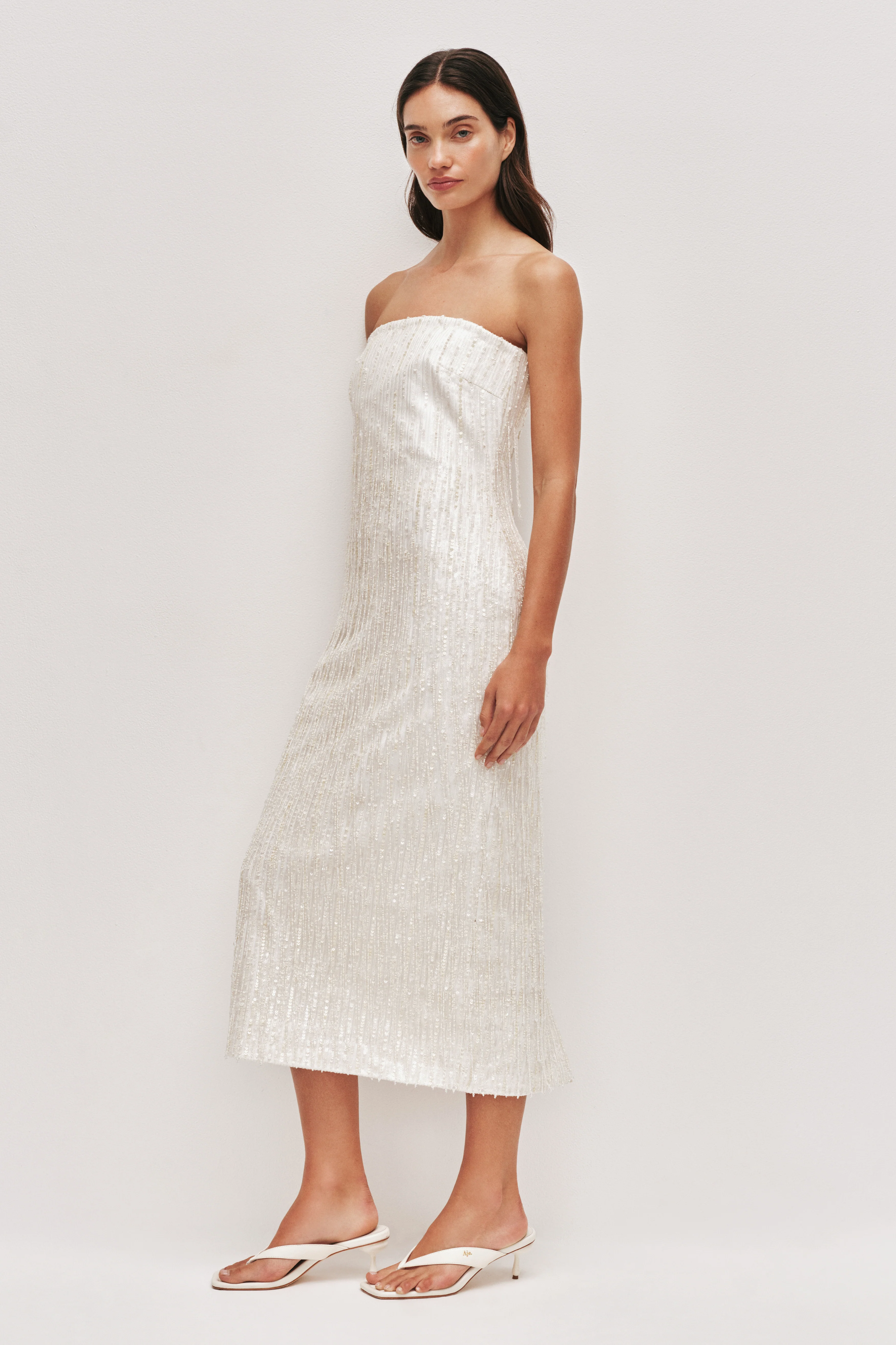 Amulet Sequin Midi Dress - Image 3