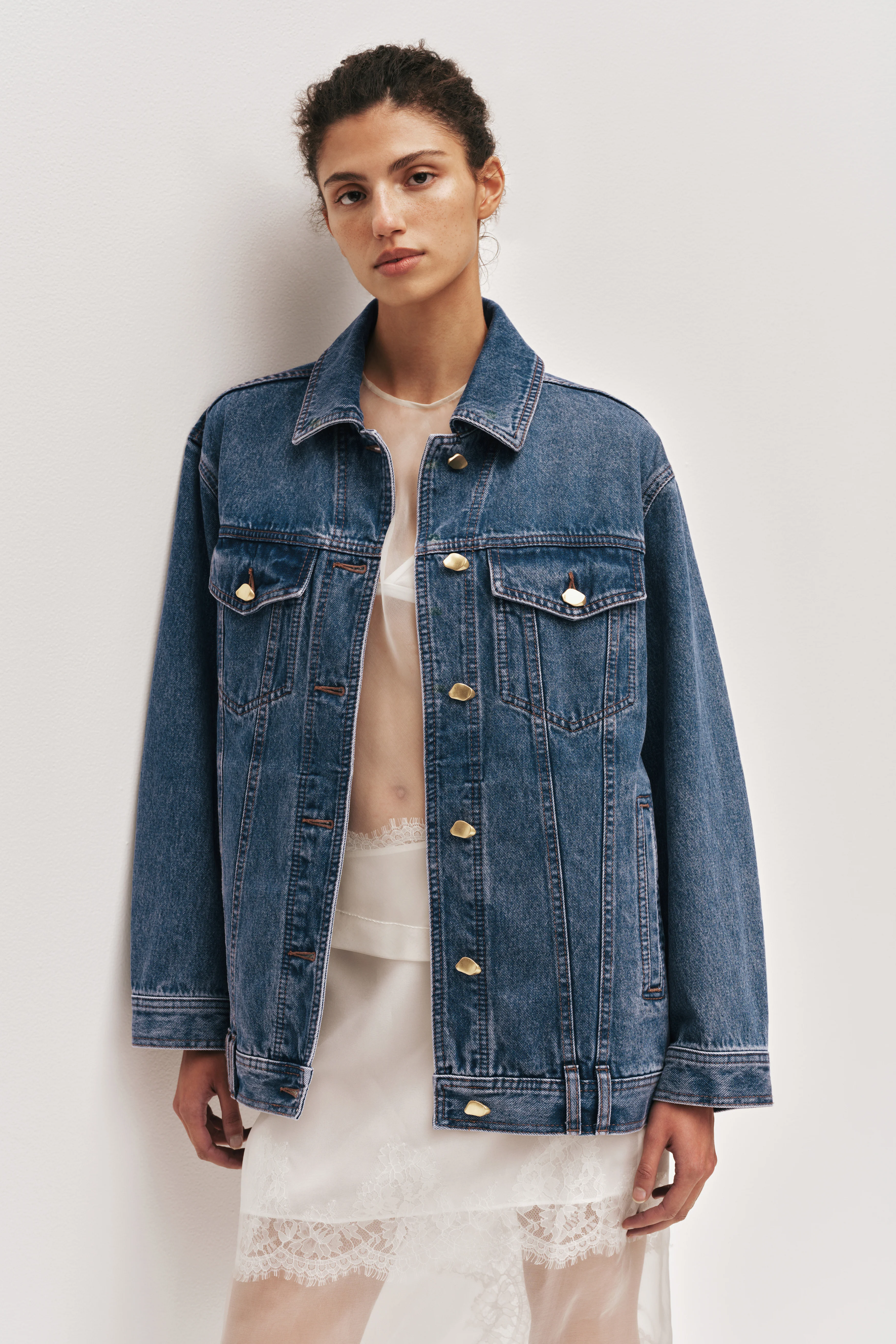 Aradia Oversized Denim Jacket - Image 3