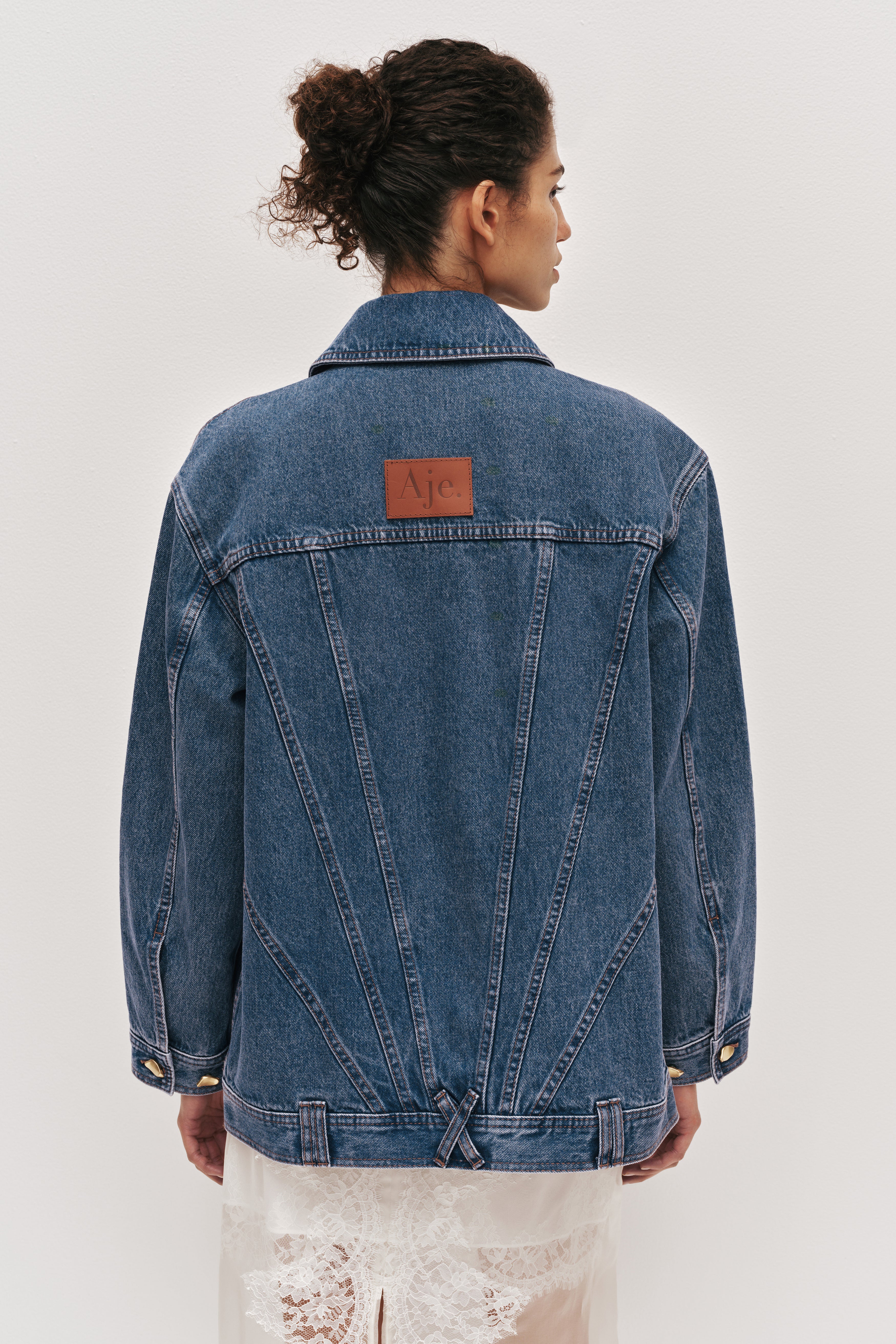 Aradia Oversized Denim Jacket - Image 5