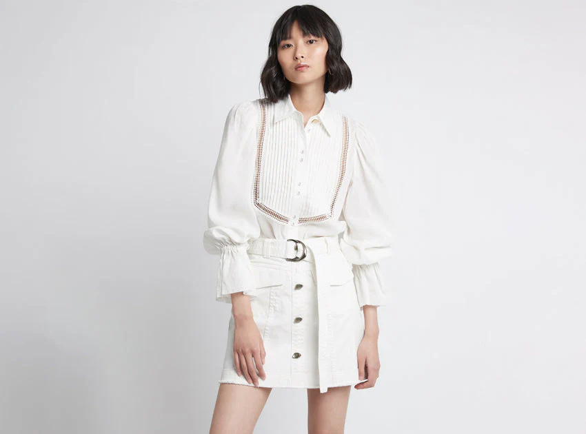 Arlow Denim Mini Skirt - Image 7
