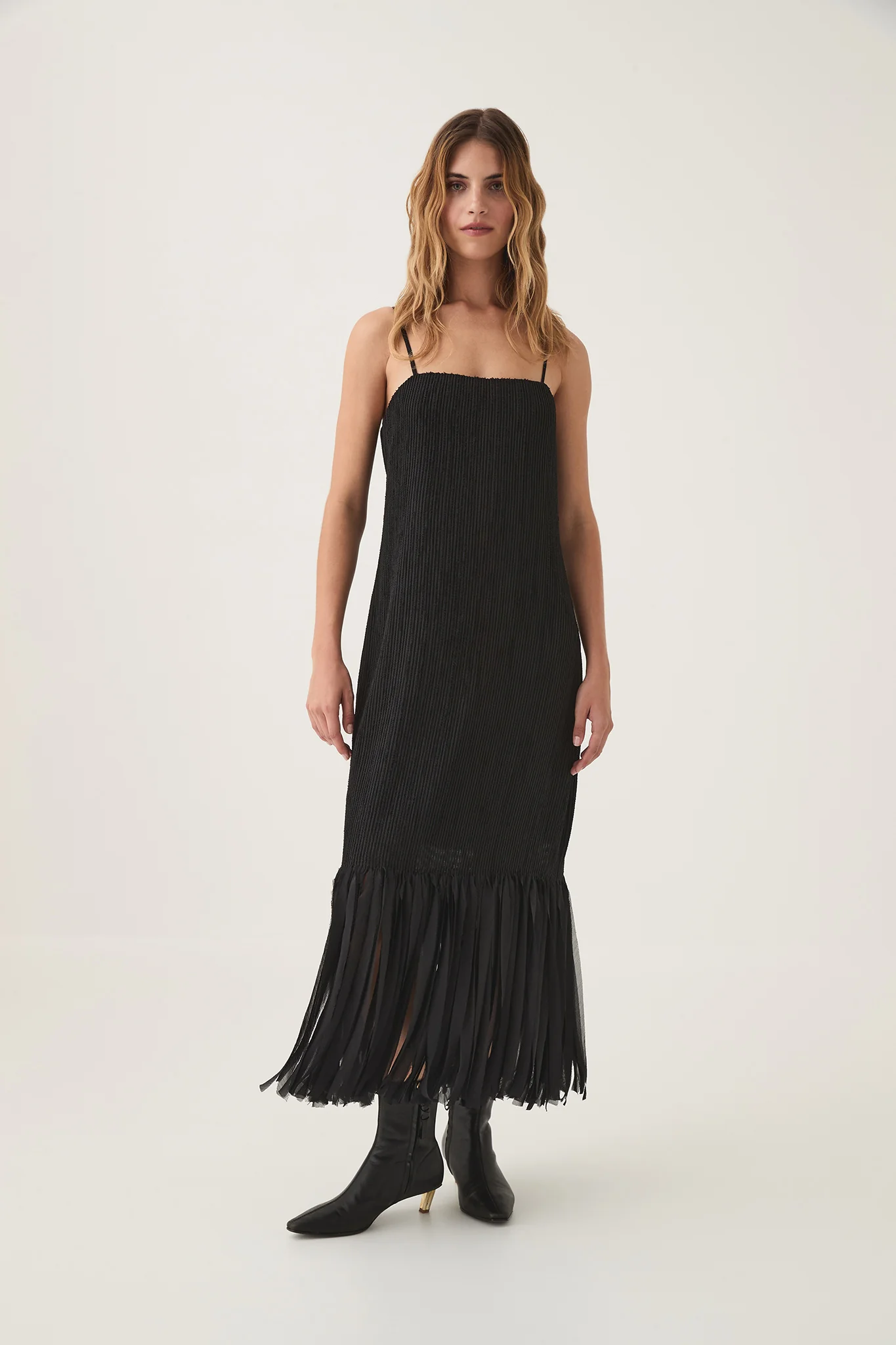 Arris Fringed Maxi Dress - Image 3