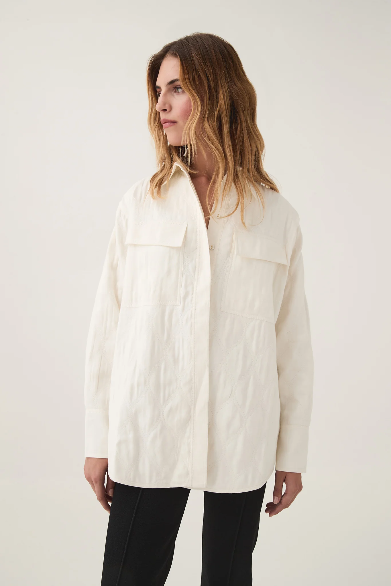Ashlar Quilted Shirt Jacket - Image 3