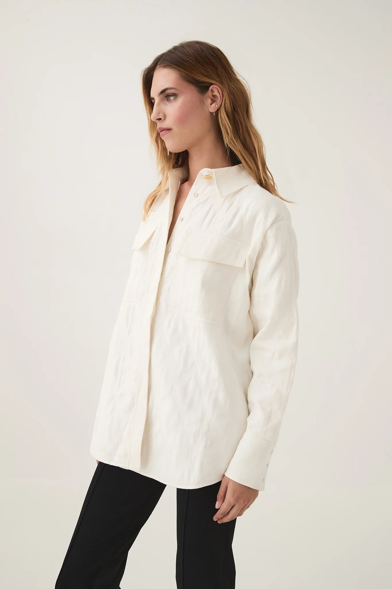 Ashlar Quilted Shirt Jacket - Image 5