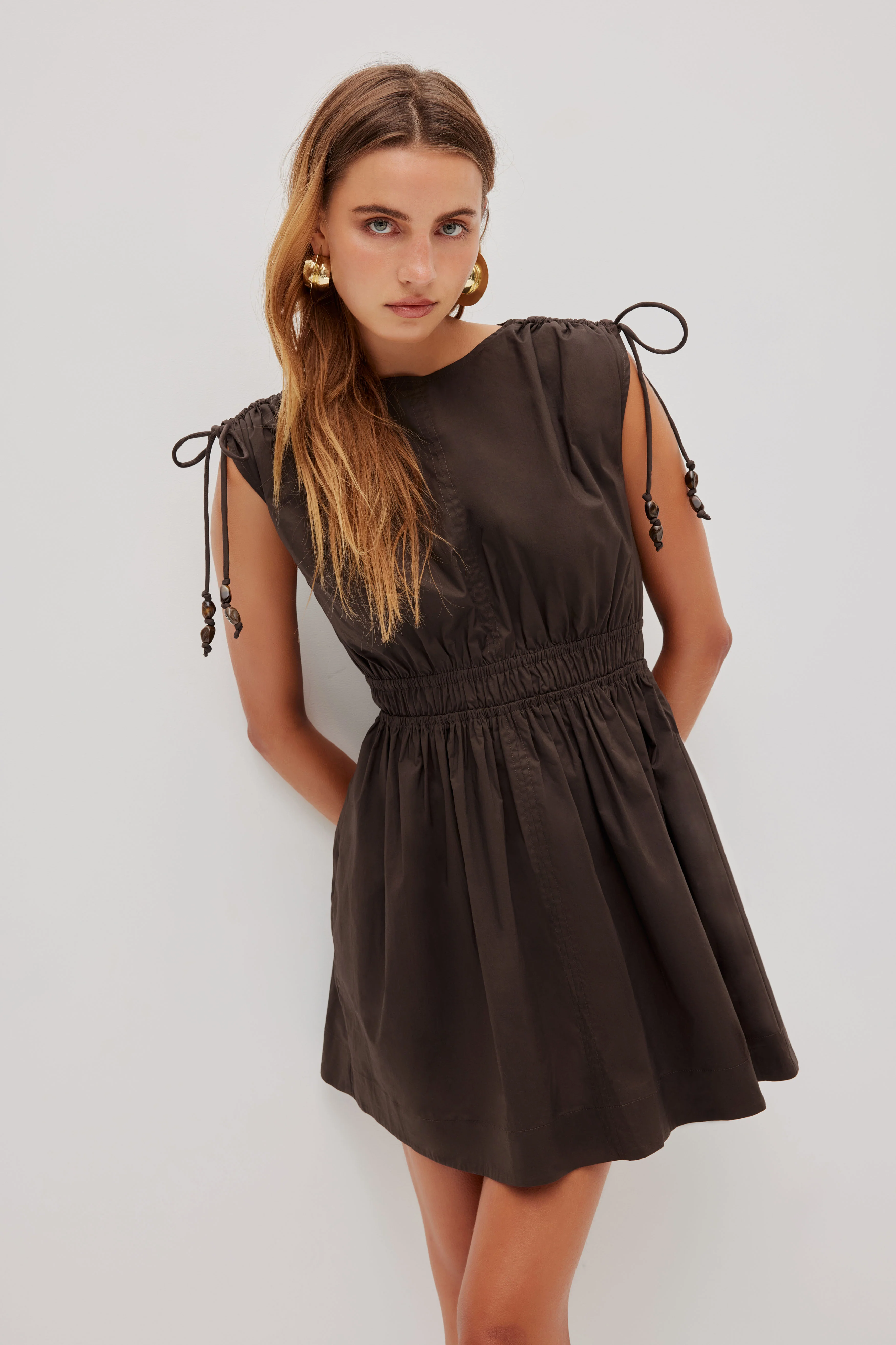 Astra Tie Mini Dress - Image 3
