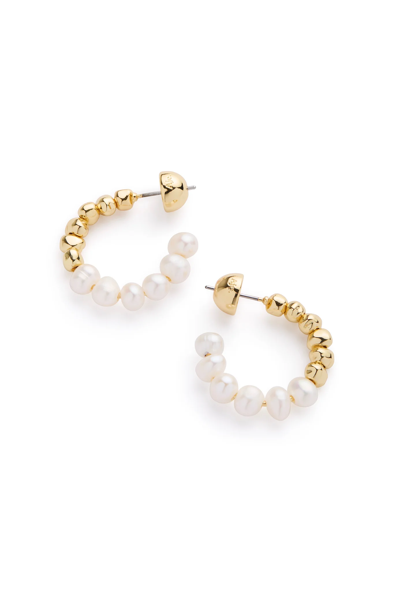 Astral Pearl Hoop Stud - Image 4