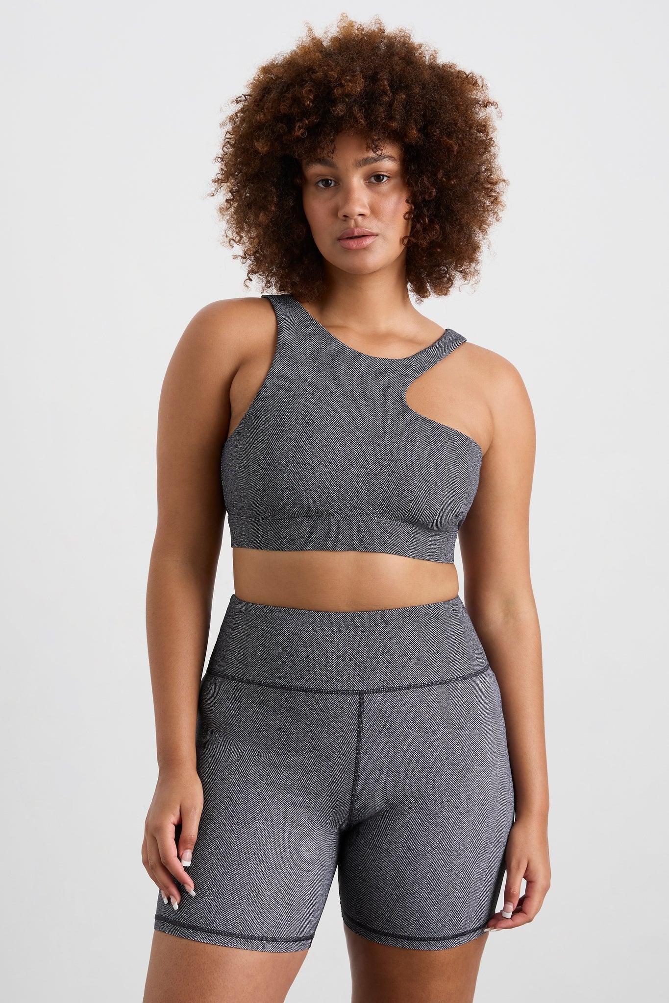 Asymmetric Racer Sports Bra 382 - Image 11