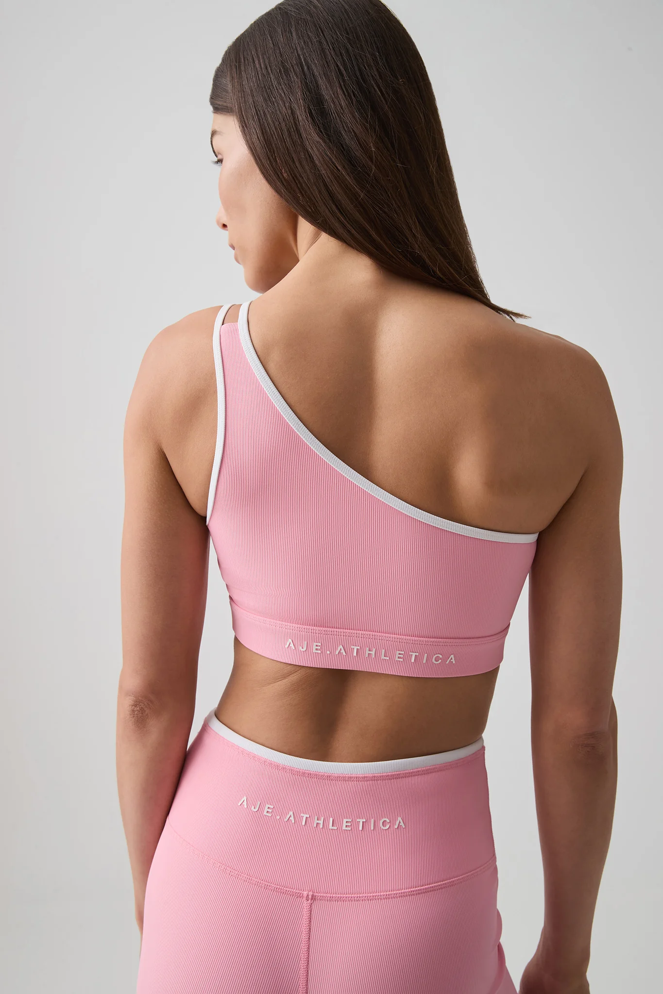 Asymmetric Ribbed Sports Bra 390 - Image 6