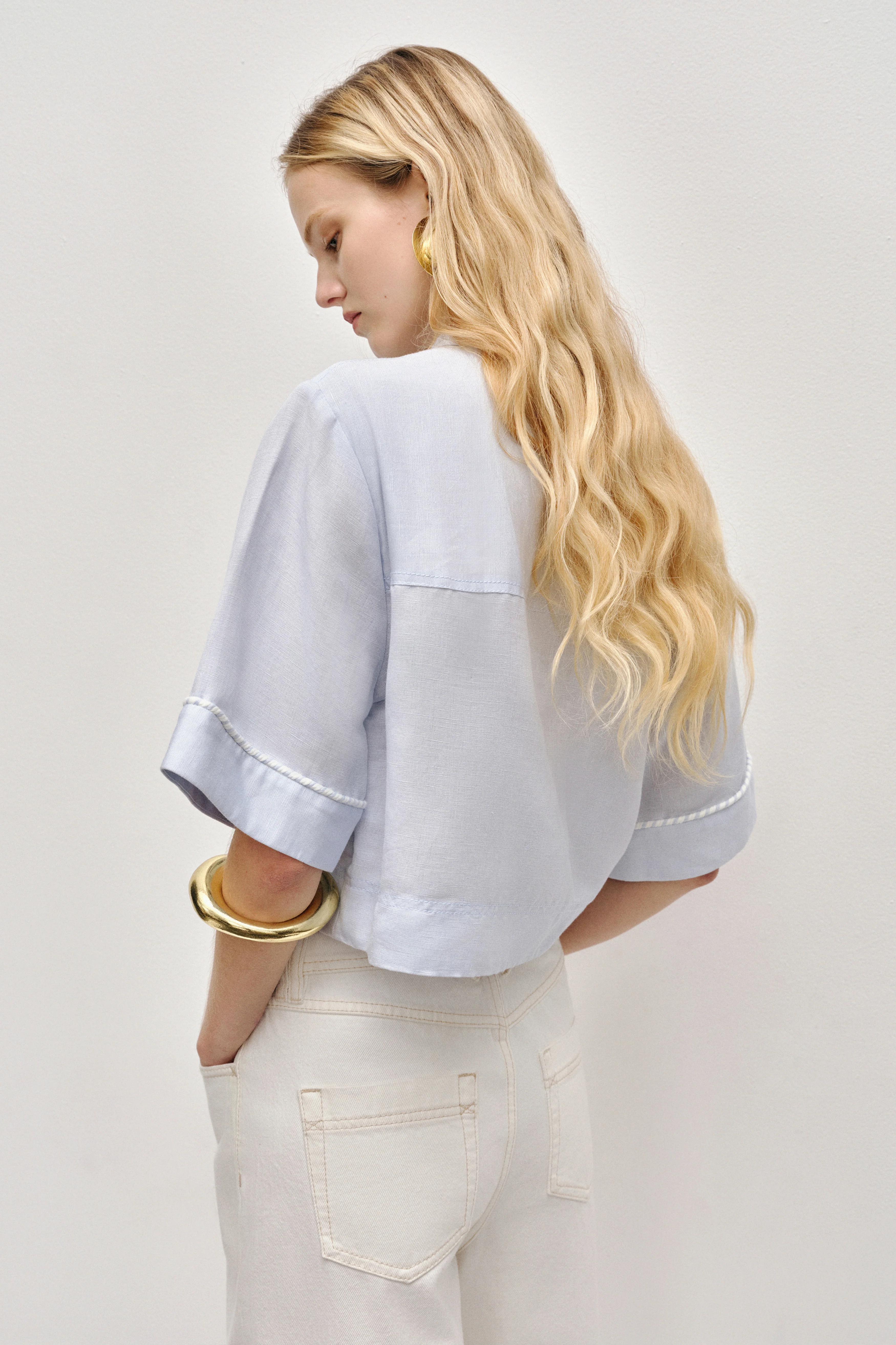 Auden Crop Shirt - Image 5