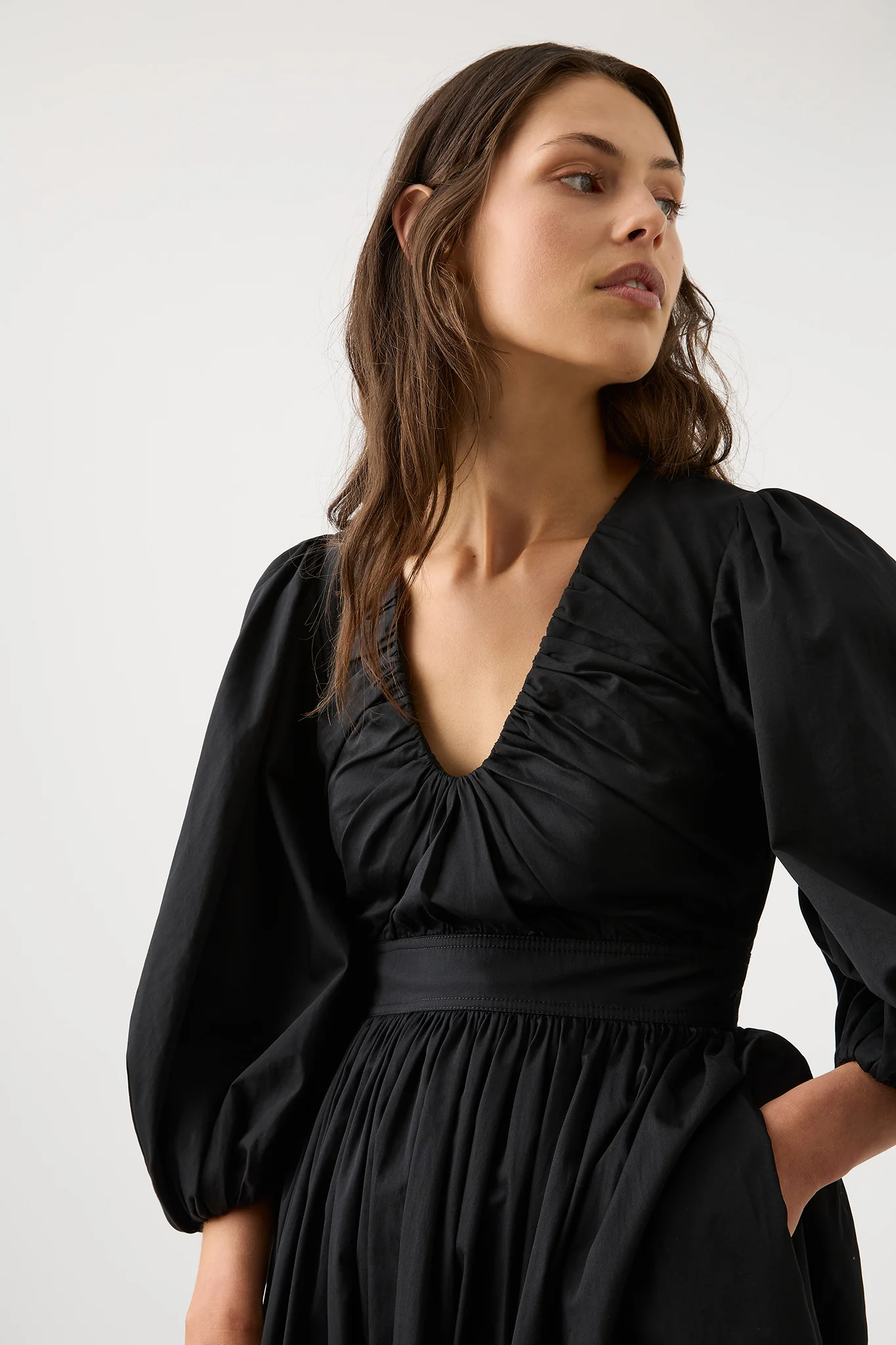 Audrey Waisted Midi Dress - Image 5