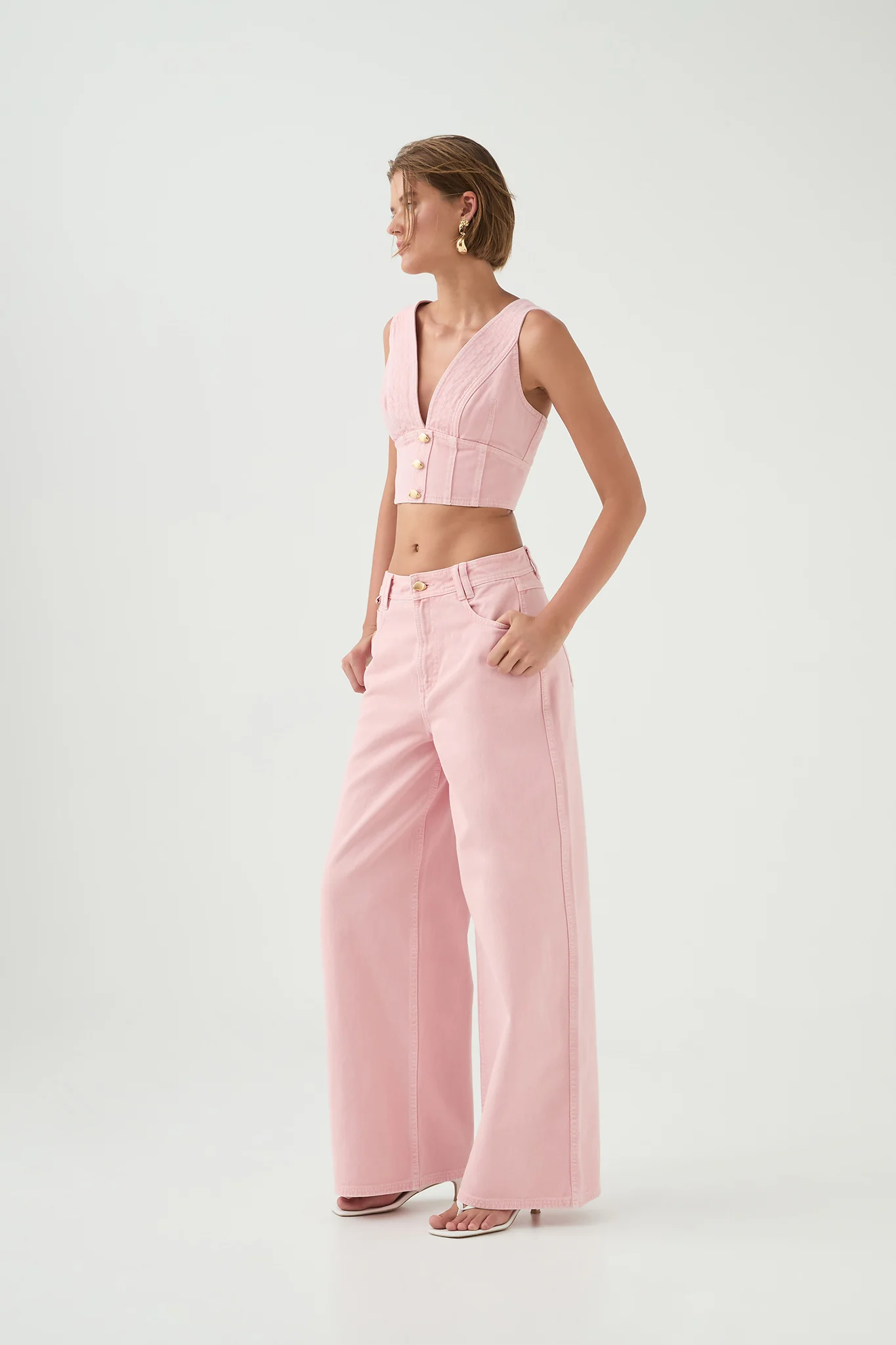 Ayden Denim Bralette Top - Image 6
