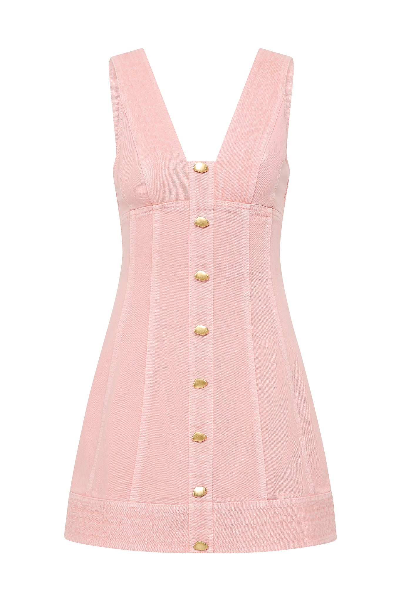 Ayden Denim Mini Dress - Image 2
