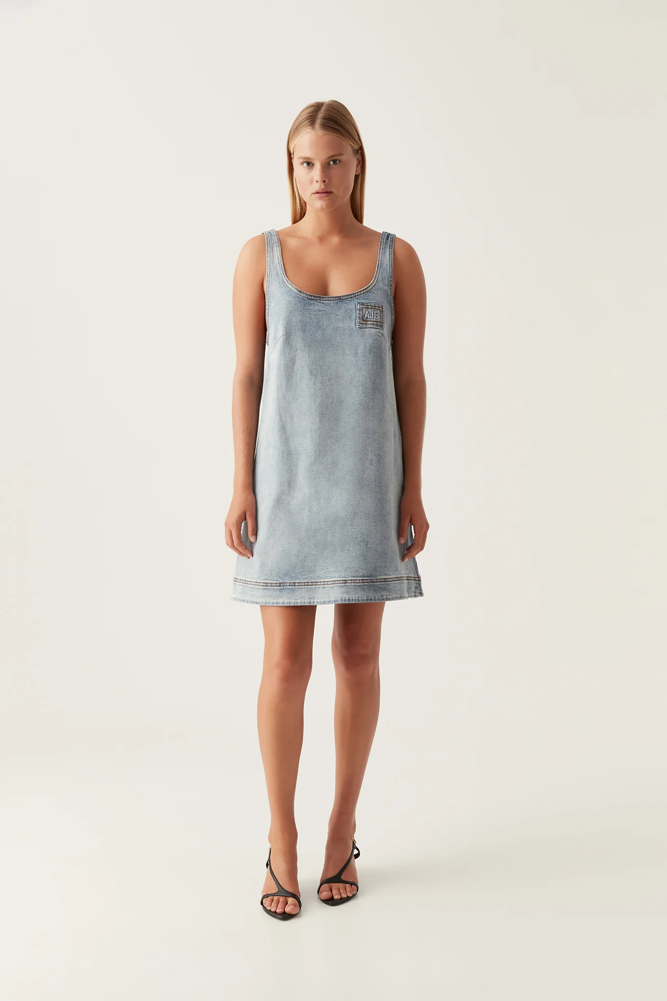 Bambie Denim Mini Dress - Image 3