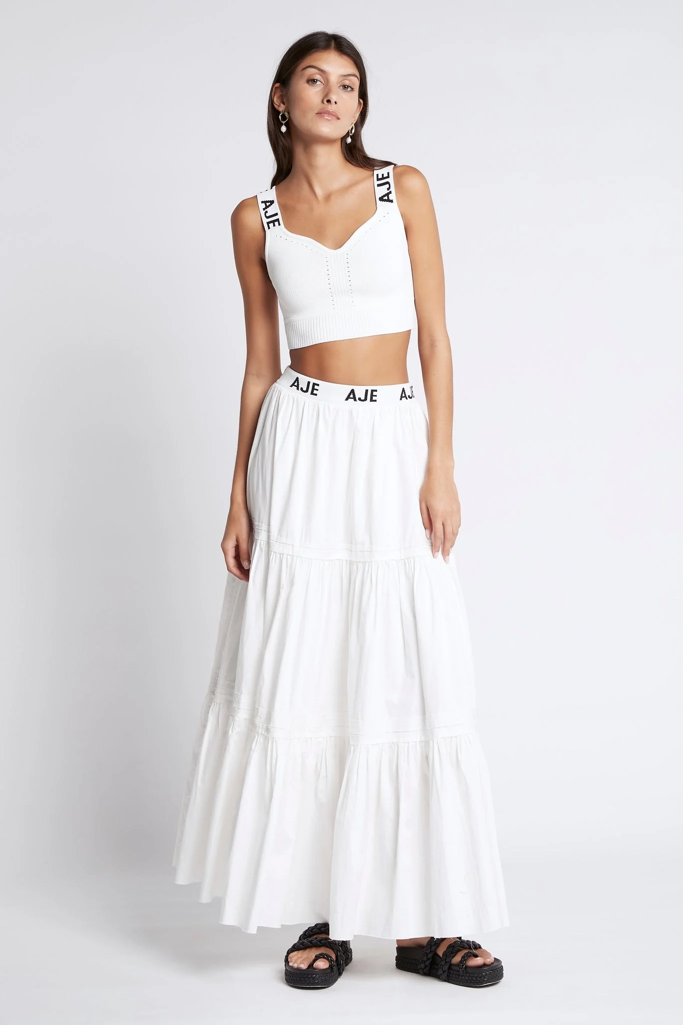 Bardot Knit Logo Tape Top - Image 6