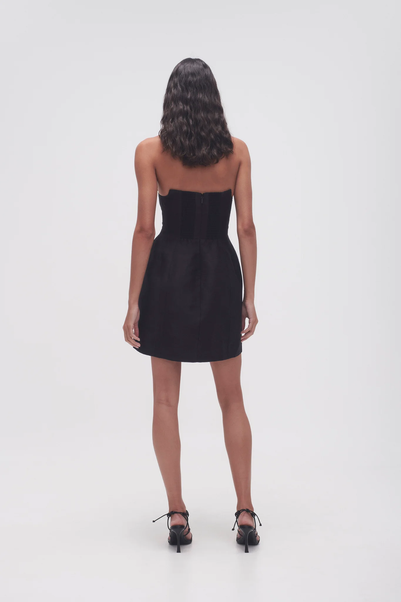 Baret Strapless Mini Dress - Image 6