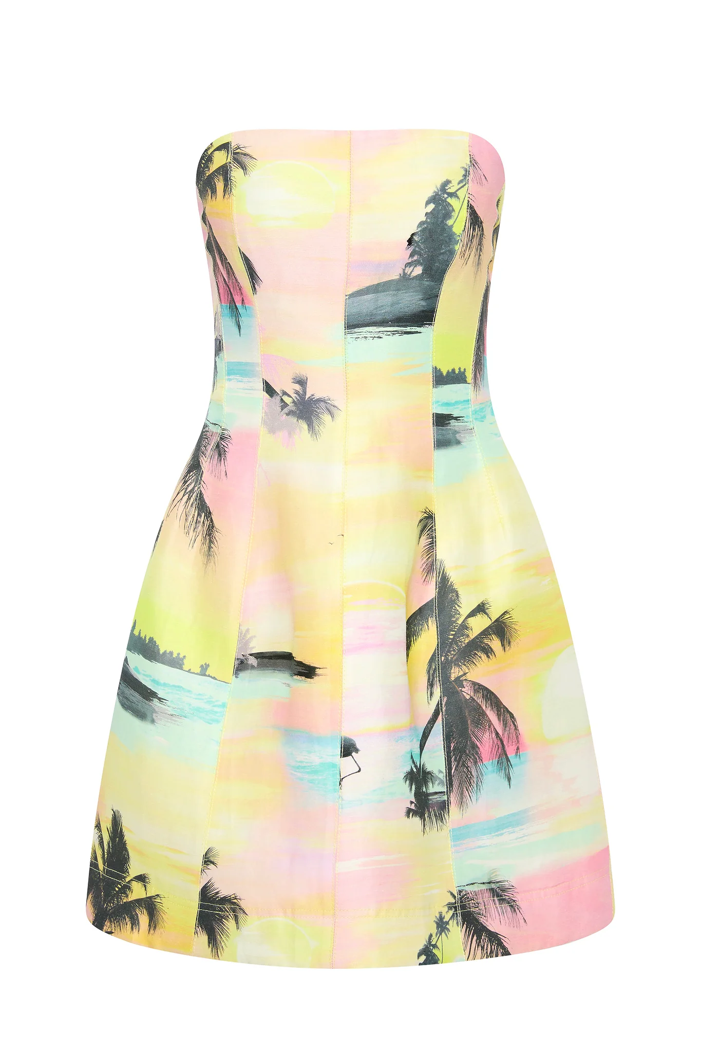 Baret Strapless Mini Dress - Image 2