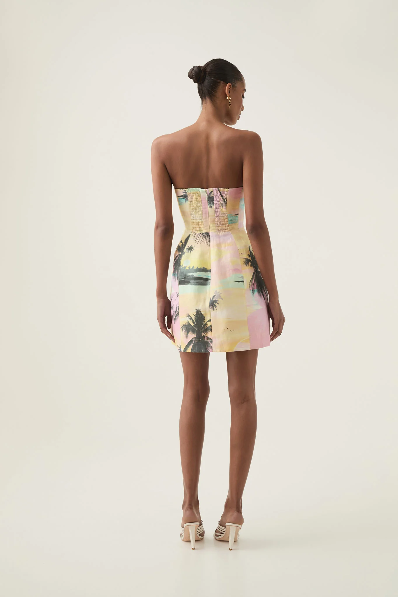 Baret Strapless Mini Dress - Image 6