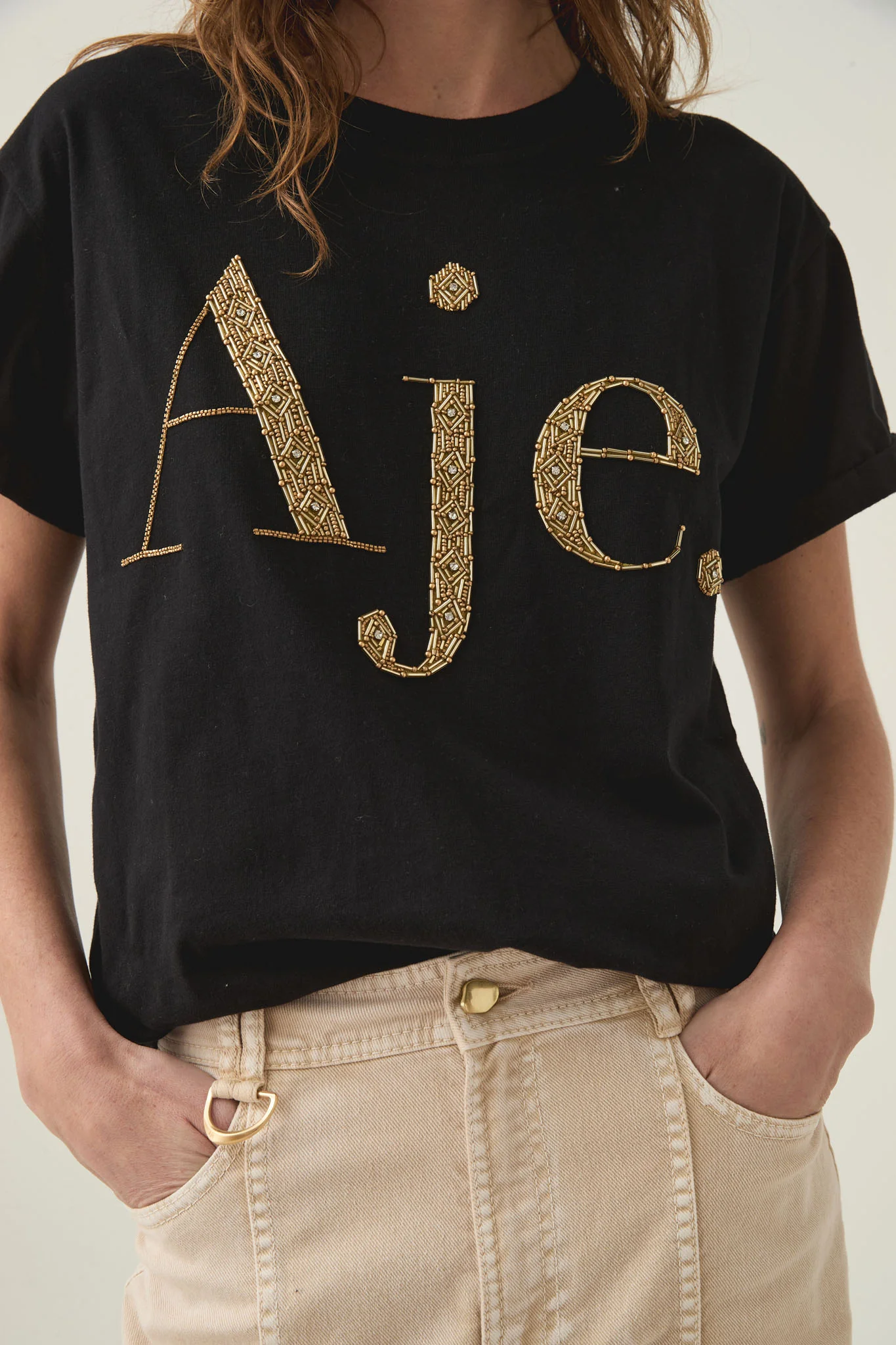 Bask Embellished Logo Tee - Image 6