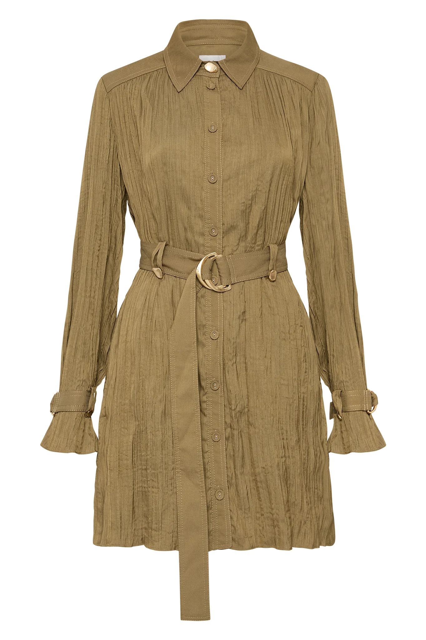 Bays Crushed Pleat Mini Dress - Image 2