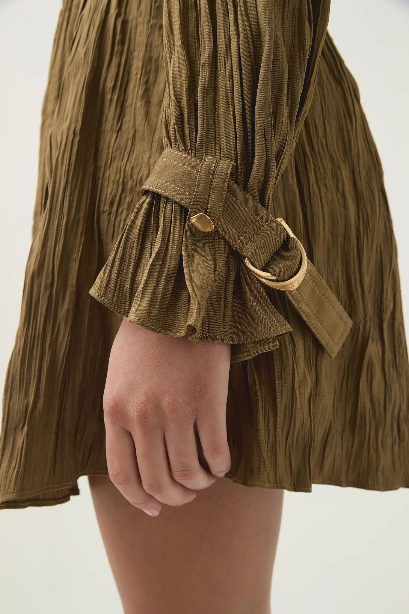 Bays Crushed Pleat Mini Dress - Image 4