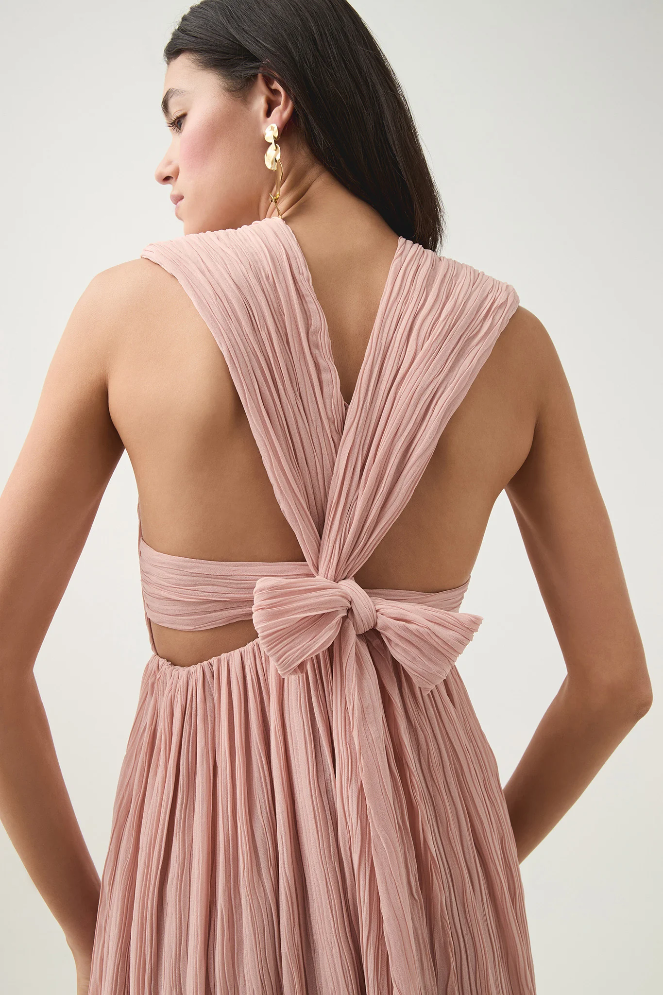 Becoming Bow Back Midi Dress - Image 4