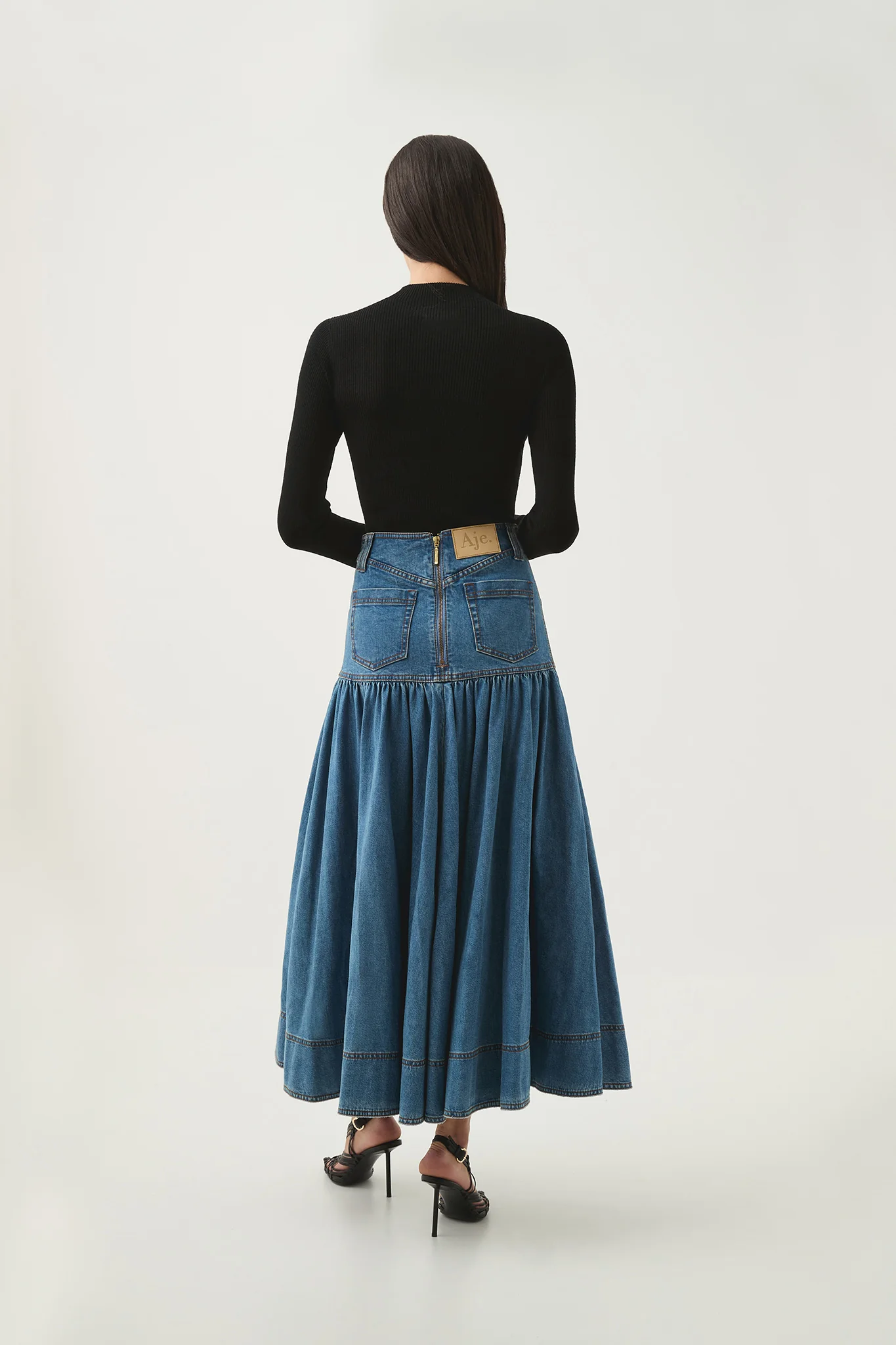 Belmond Denim Midi Skirt - Image 5