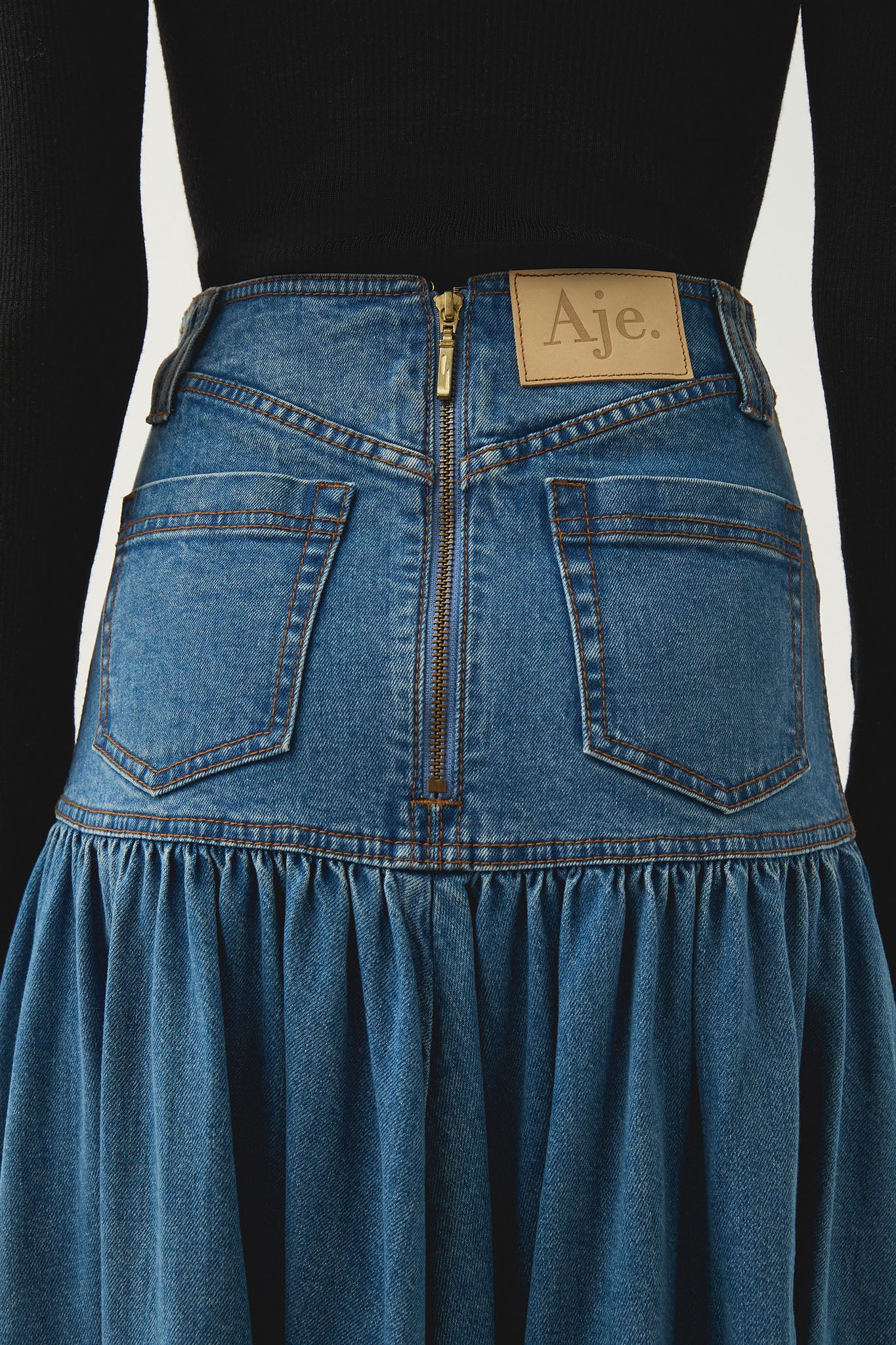Belmond Denim Midi Skirt - Image 6