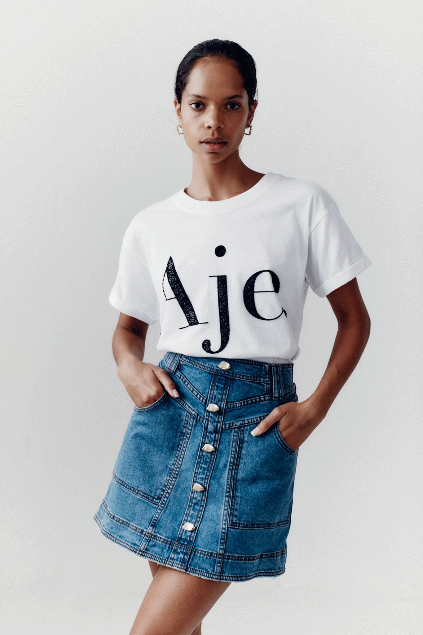 Belmond Denim Mini Skirt - Image 6