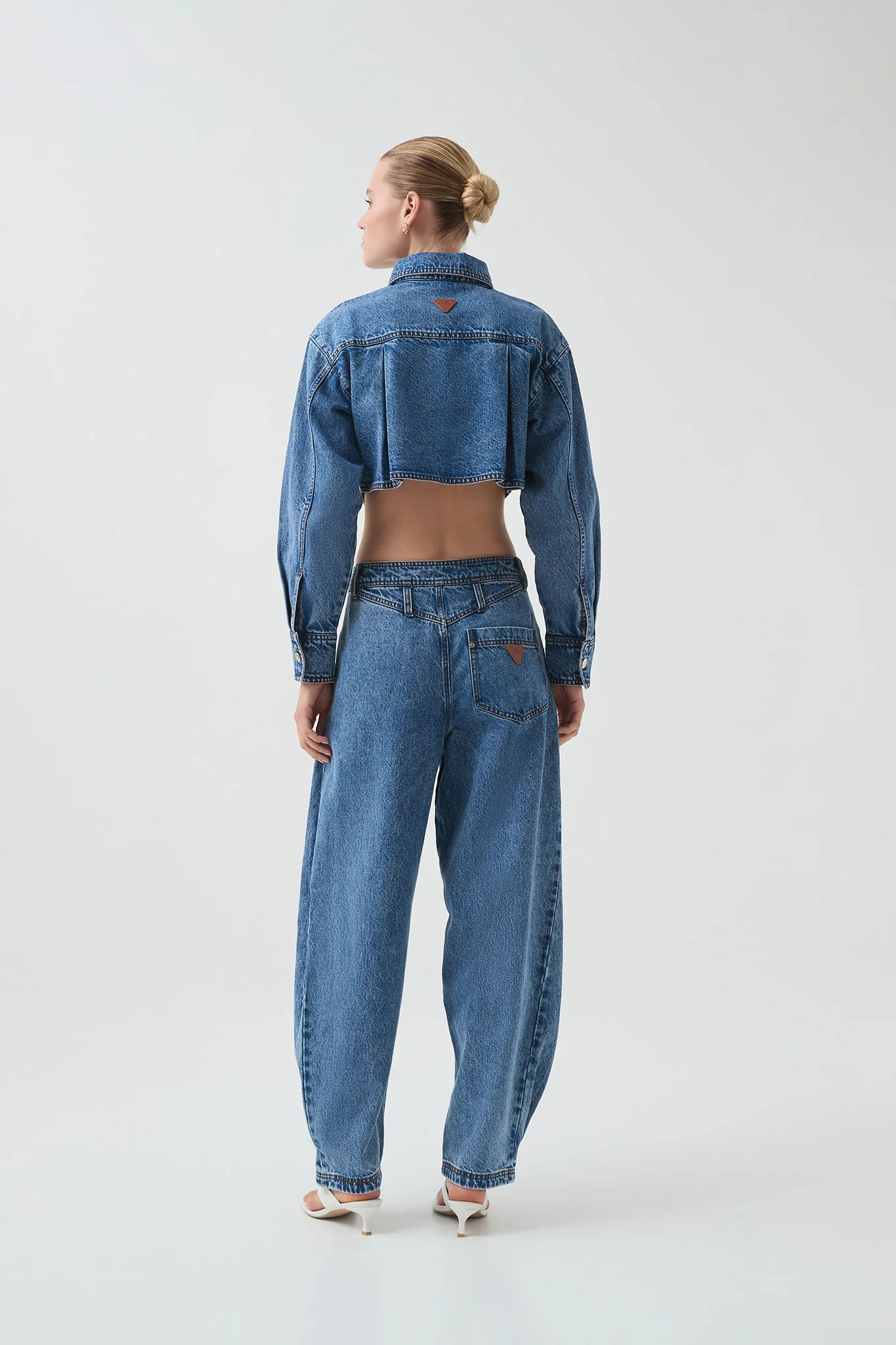 Blues Denim Barrel Jeans - Image 7