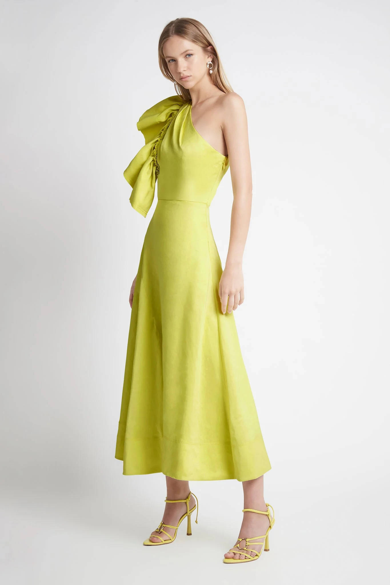 Bonjour Asymmetric Midi Dress - Image 3