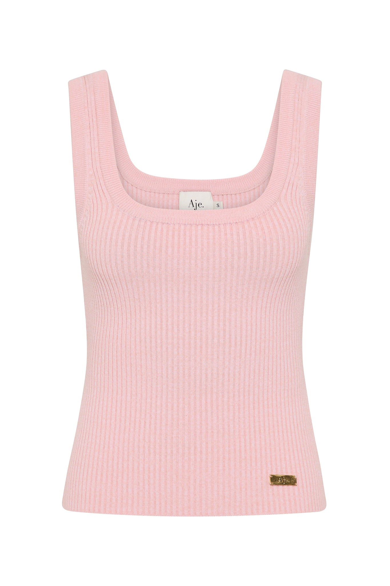 Bronte Scoop Neck Rib Tank - Image 2