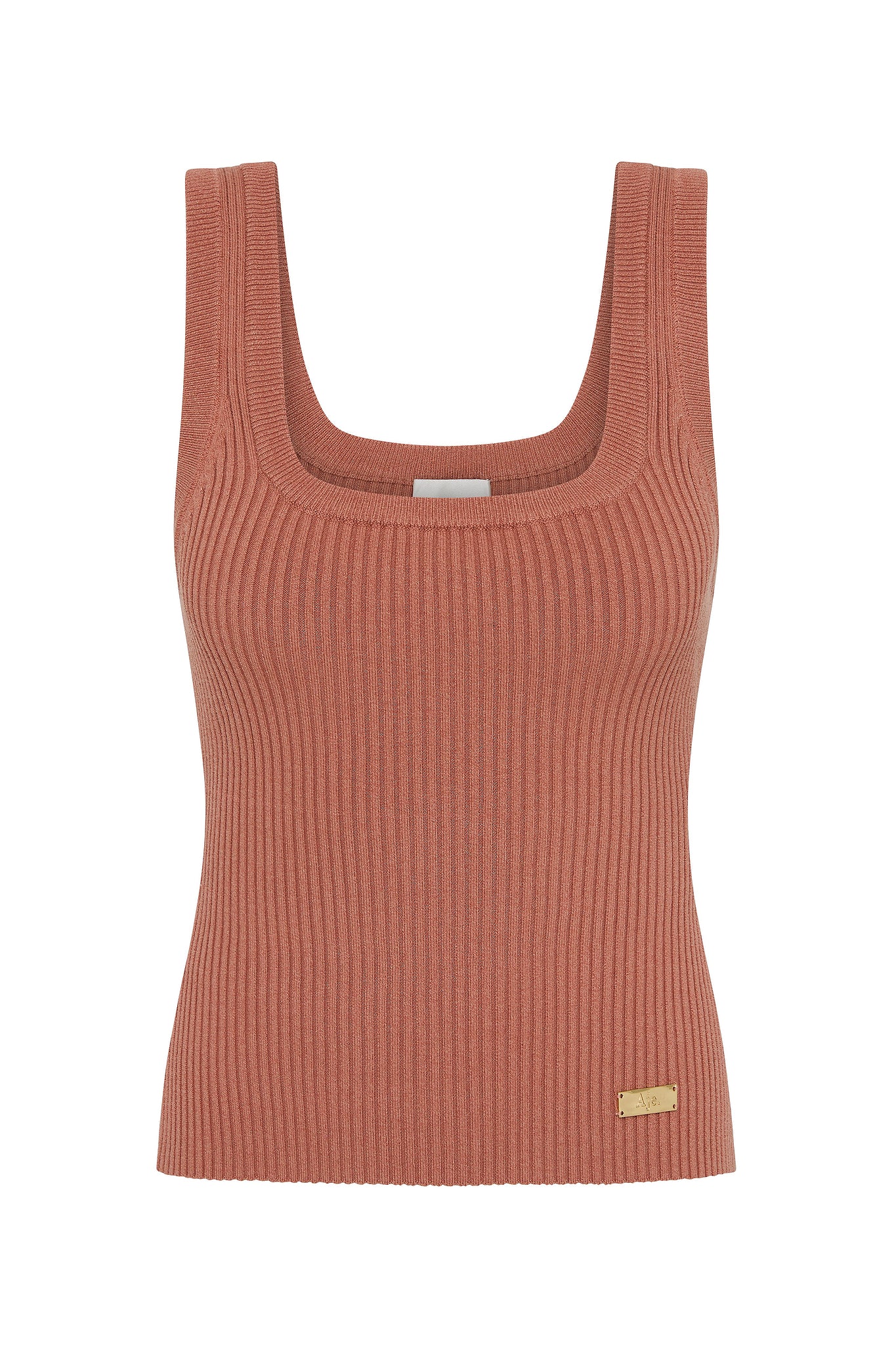 Bronte Scoop Neck Rib Tank - Image 2