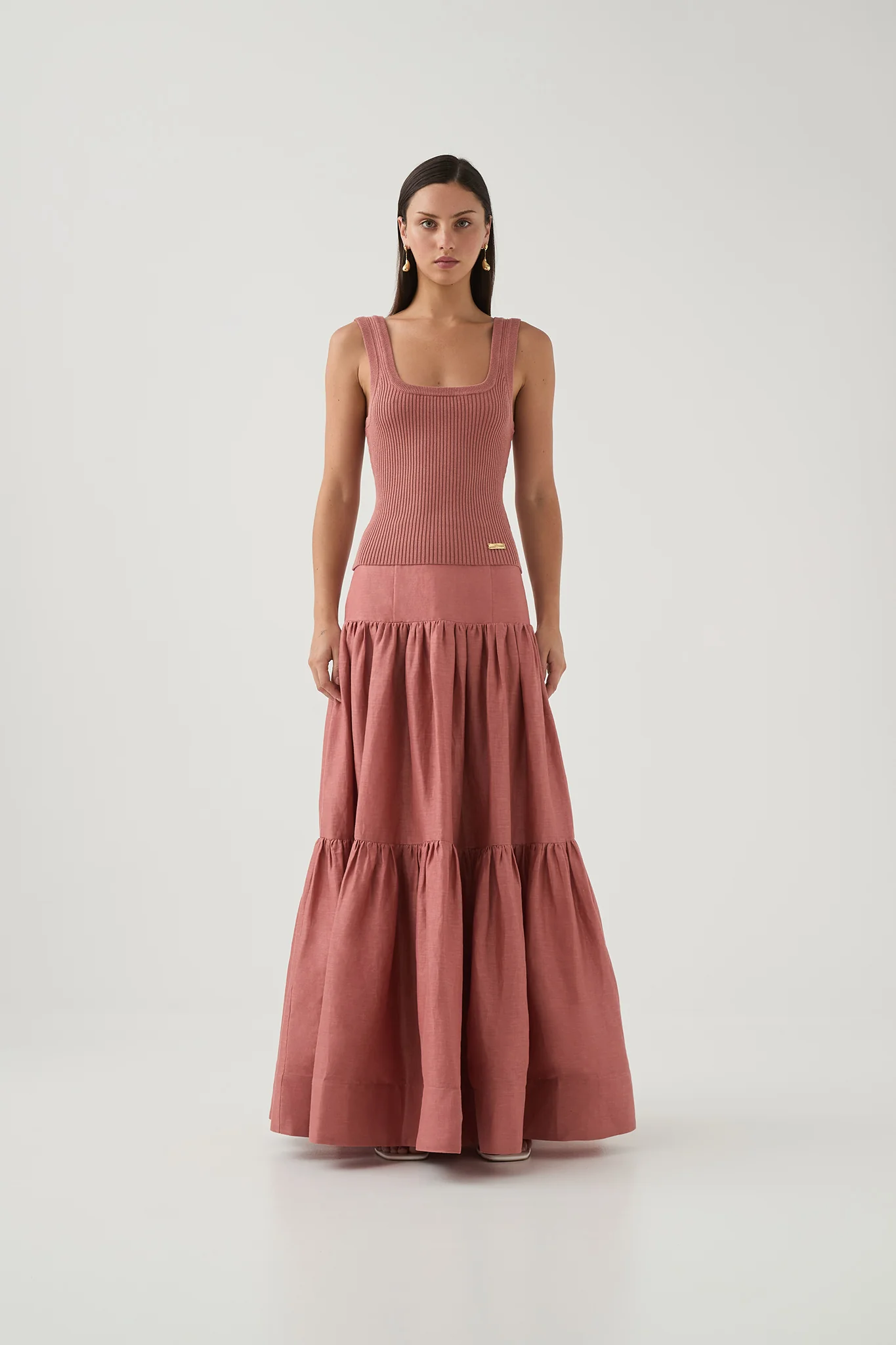 Bronte Scoop Neck Rib Tank - Image 3